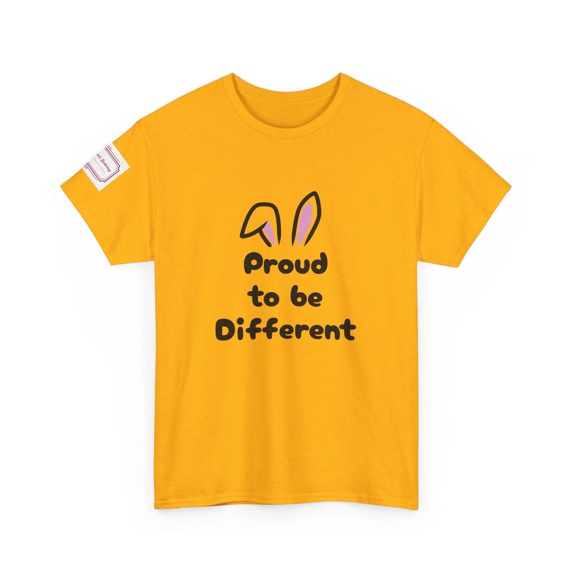 Proud to Be Different Unisex Heavy Cotton Tee – Celebrate Uniqueness - The Dreamer's Bookshop.
