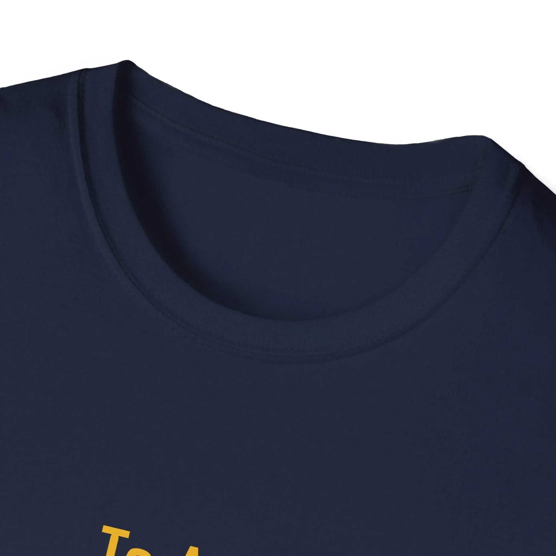Inspirational Unisex Softstyle T-Shirt - 'To Ask' Philosophical Design - The Dreamer's Bookshop.