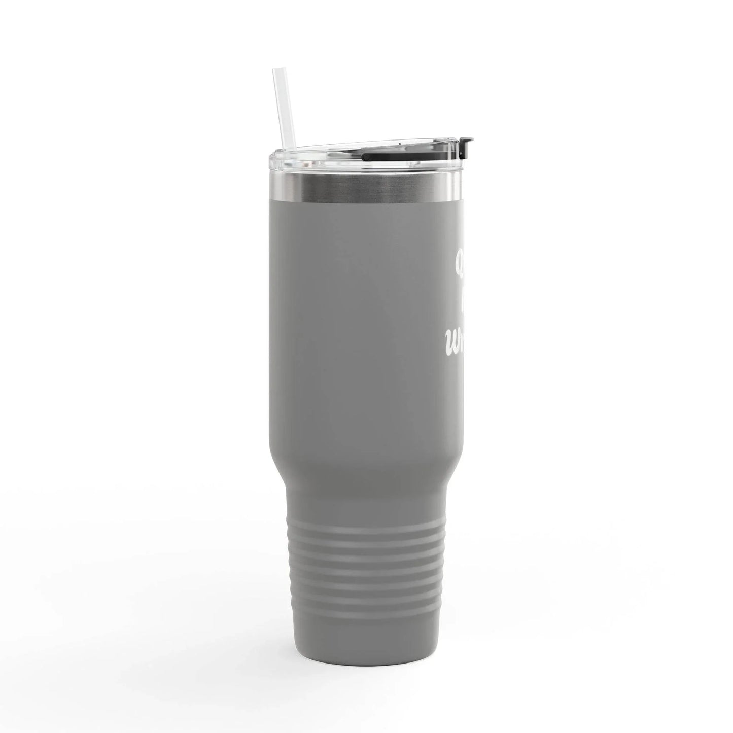 Quiet I'm Writing Insulated Travel Mug - 40oz Red Coffee Cup - The Dreamer's Bookshop.