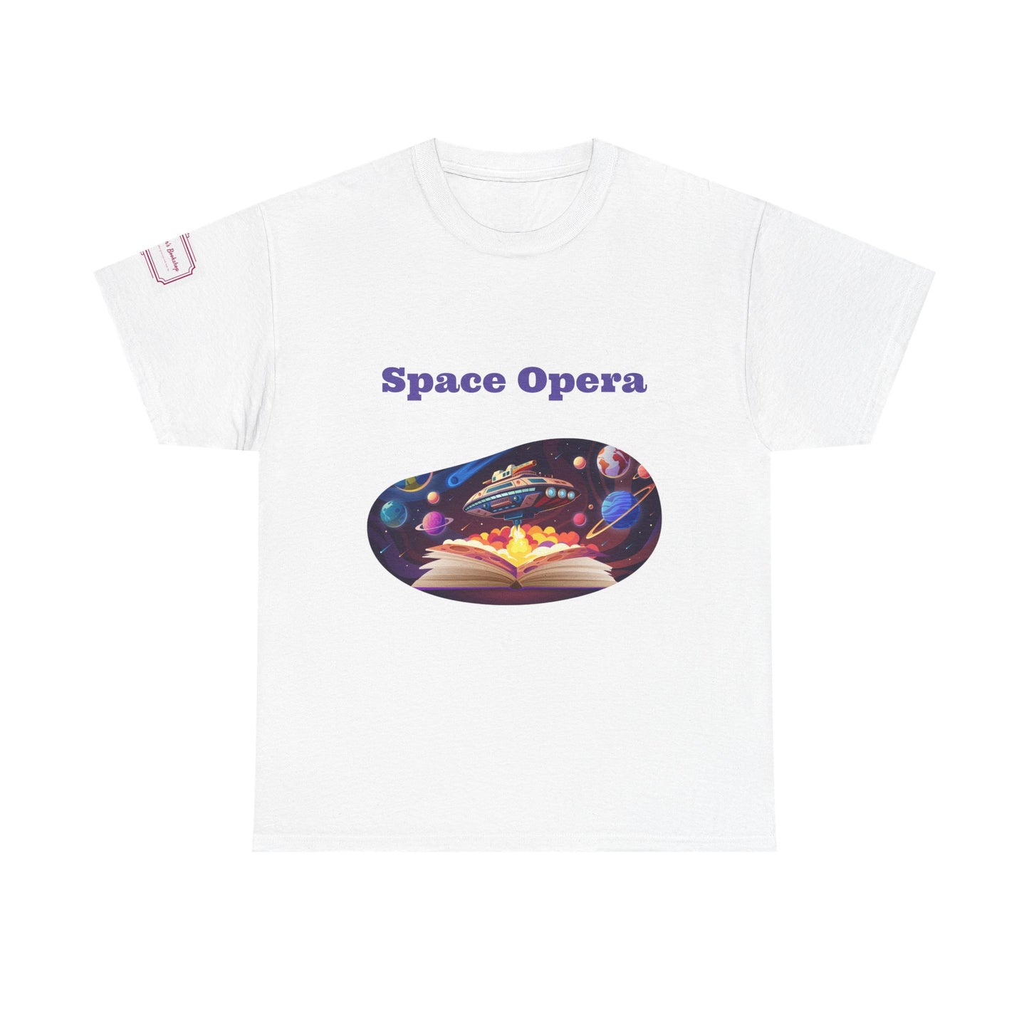 Space Opera - Graphic Unisex Heavy Cotton Tee - Sci-Fi Books