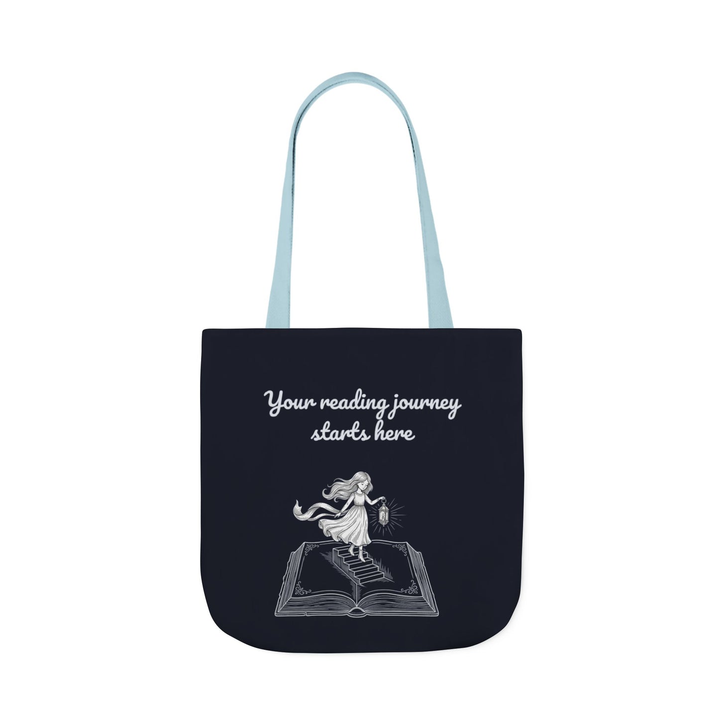 Whimsical Tote Bag - "Reading Journey"