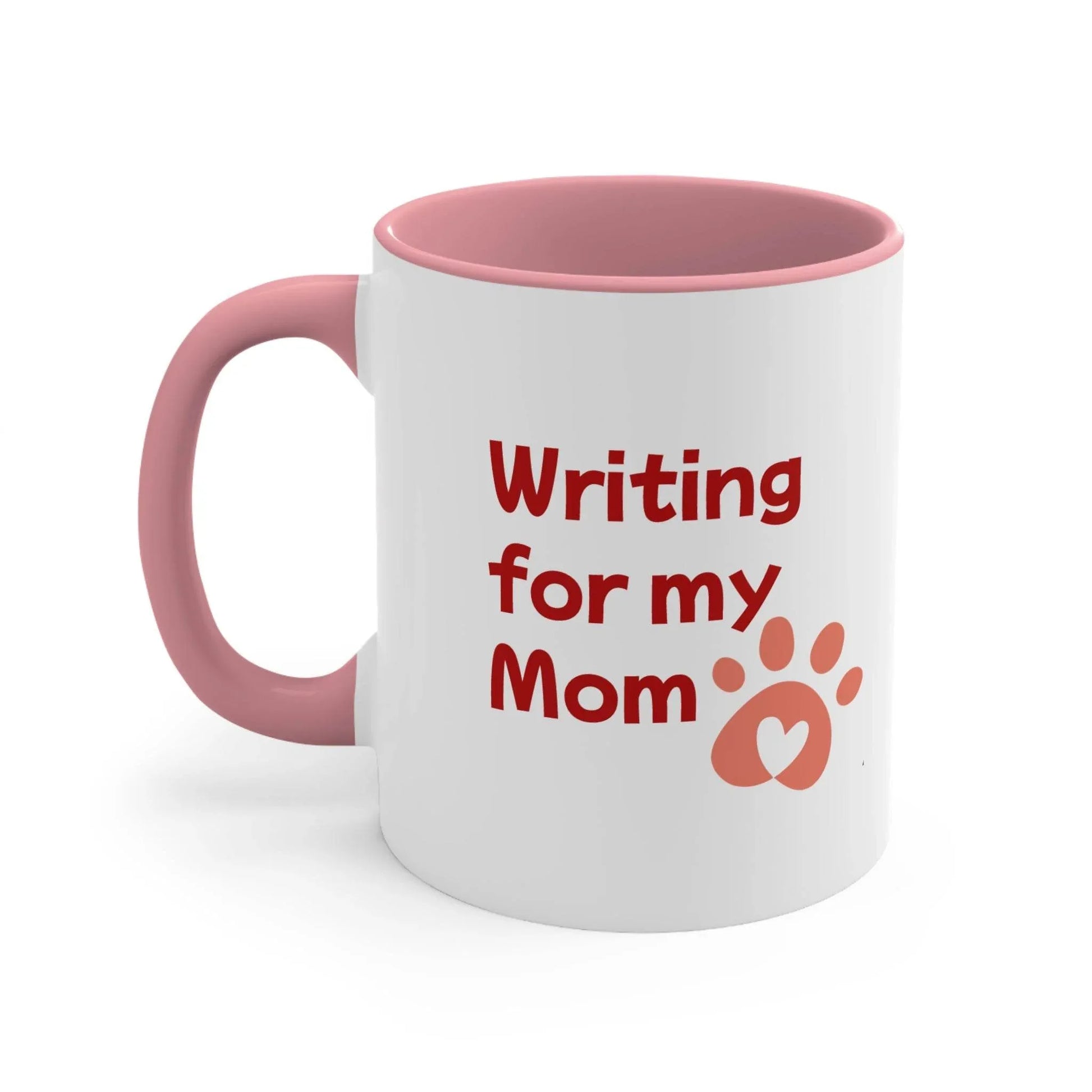 Funny Colorful Accent Mug - 11oz Dog Writer Coffee Cup - The Dreamer's Bookshop.