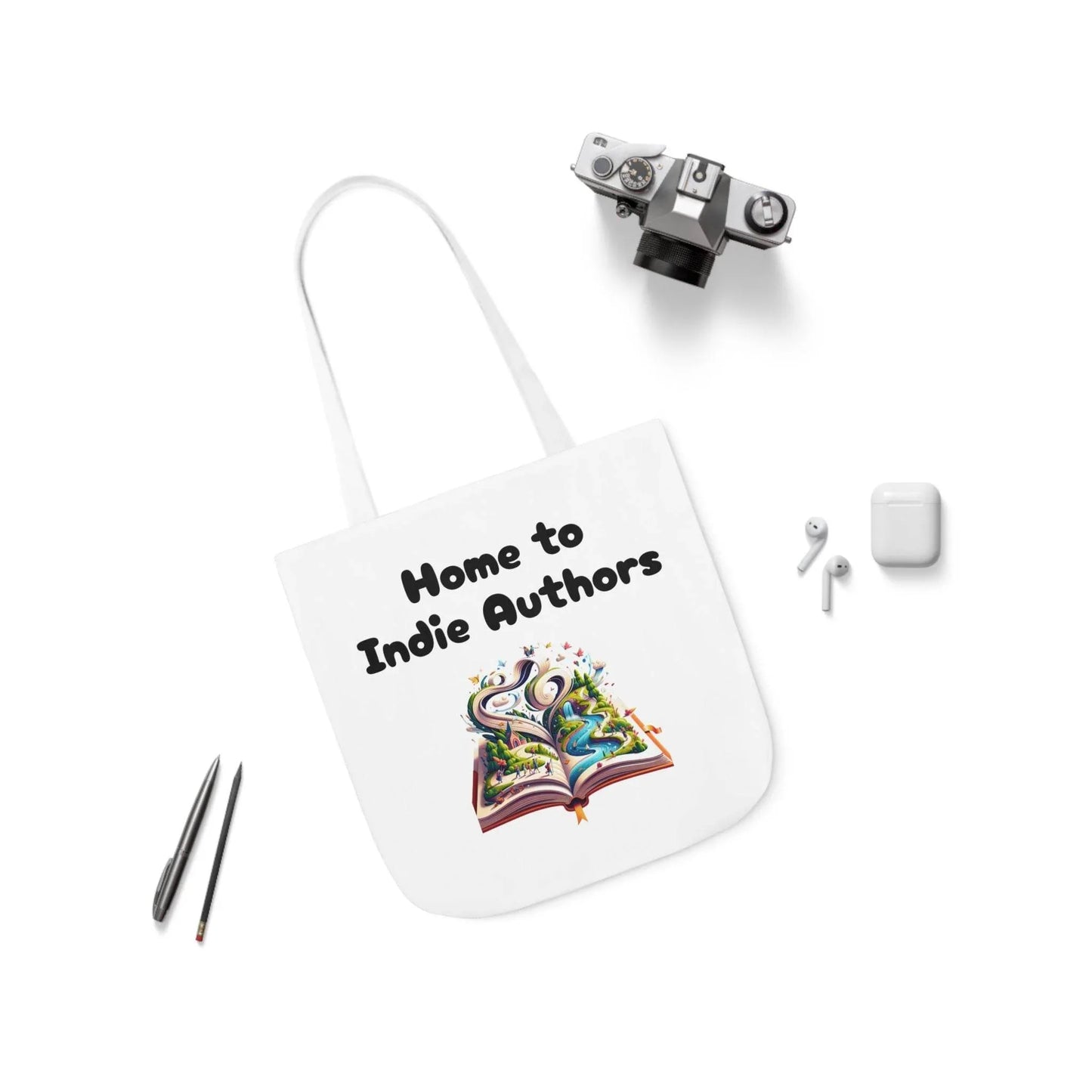Home to Indie Authors Tote Bag - Perfect Gift for Book Lovers - The Dreamer's Bookshop.