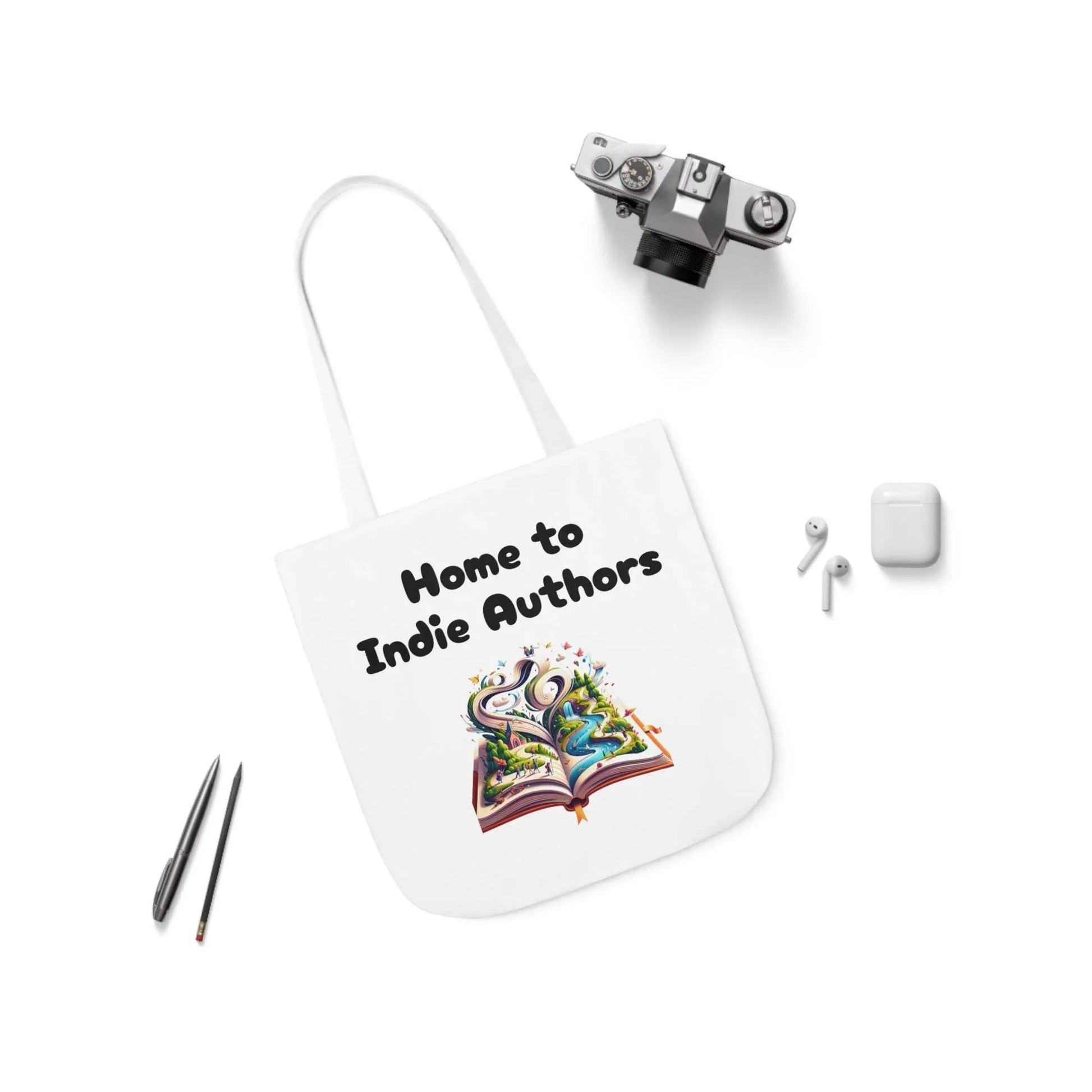 Home to Indie Authors Tote Bag - Perfect Gift for Book Lovers - The Dreamer's Bookshop.