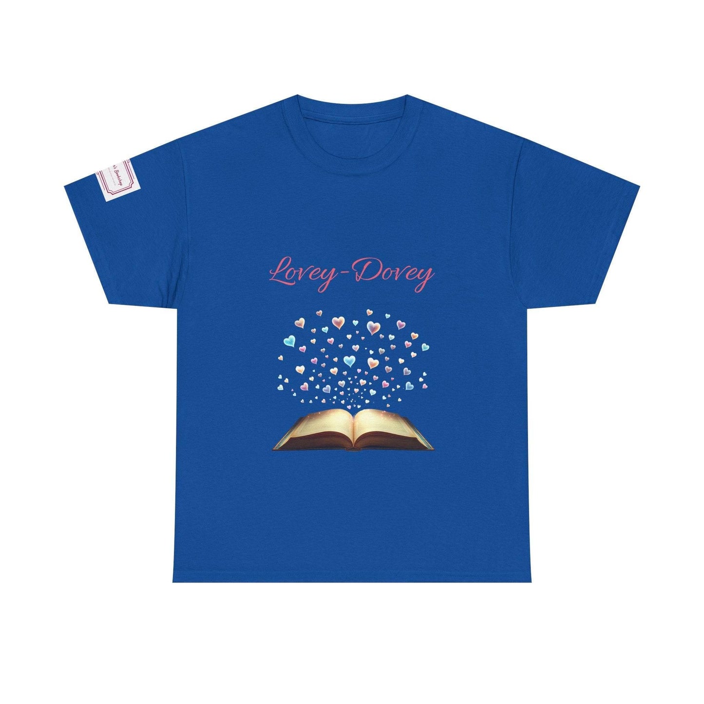 Lovey-Dovey - Graphic Unisex Heavy Cotton Tee - The Dreamer's Bookshop.