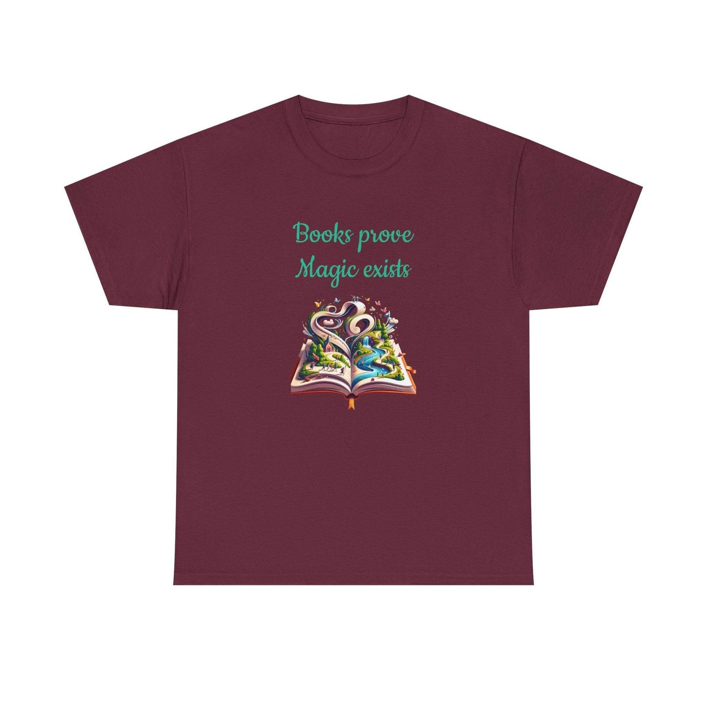 Magic Exists -A Unisex Heavy Cotton Tee - Perfect Gift for Book Lovers - The Dreamer's Bookshop.