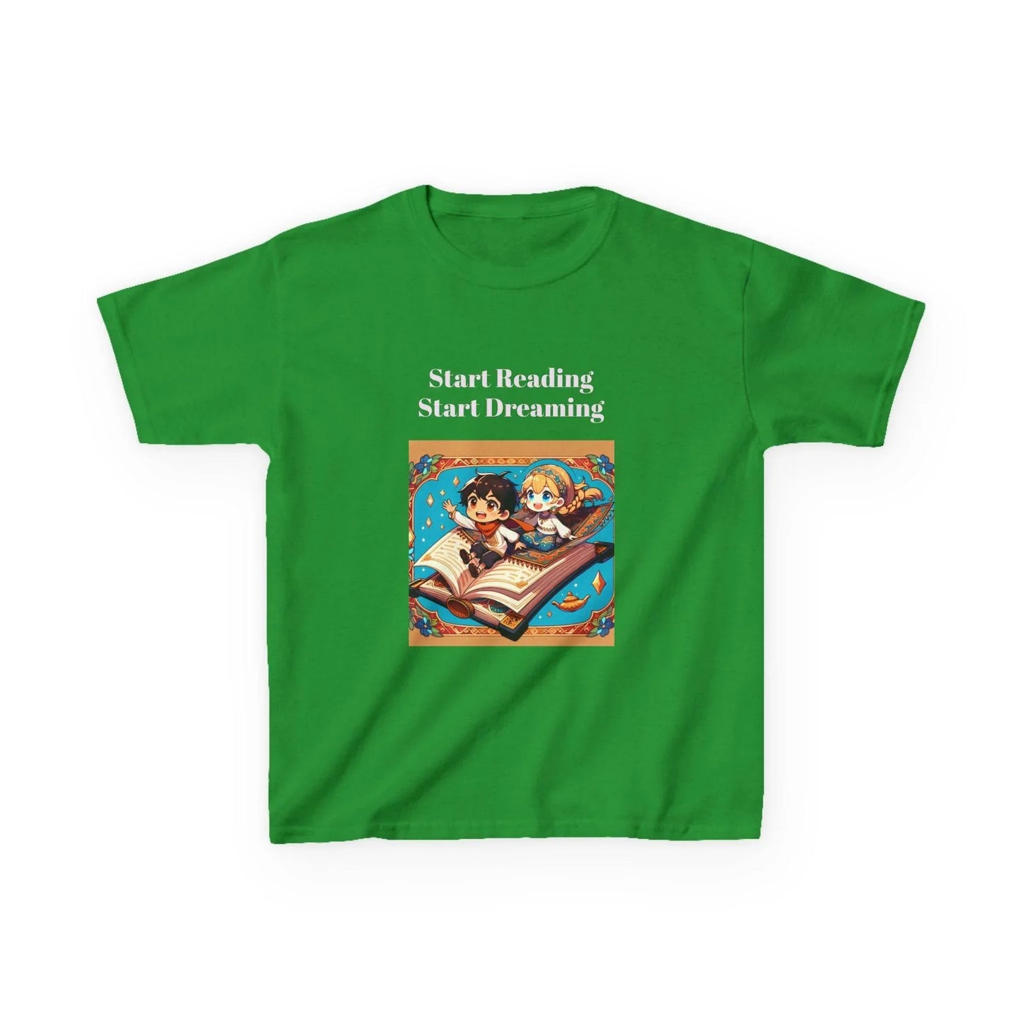 EU - Kids Start Reading Start Dreaming Tee - The Dreamer's Bookshop.