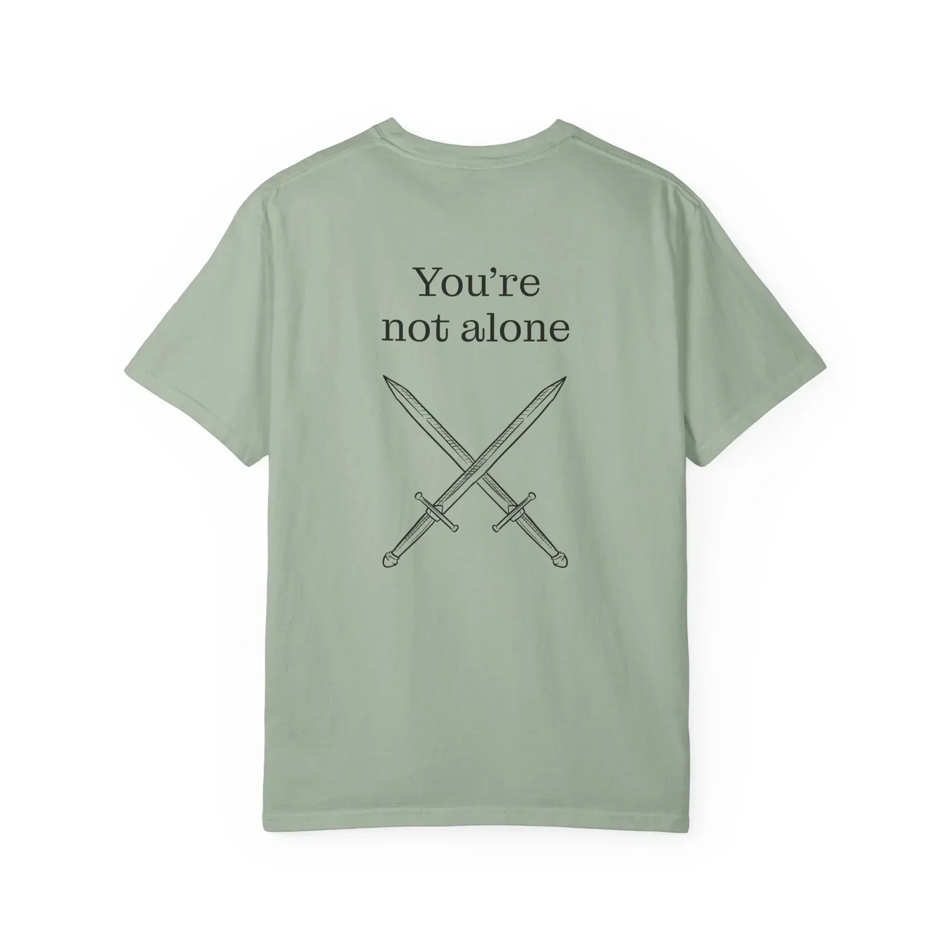 Trauma Survivor Unisex Garment-Dyed T-shirt - Inspirational Motivational Tee - The Dreamer's Bookshop.