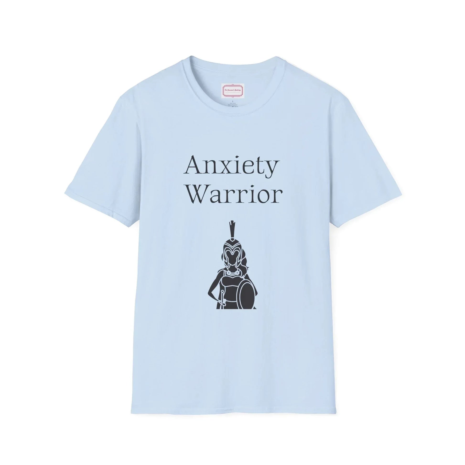 Anxiety Warrior Unisex Softstyle T-Shirt - Embrace Your Battles - The Dreamer's Bookshop.