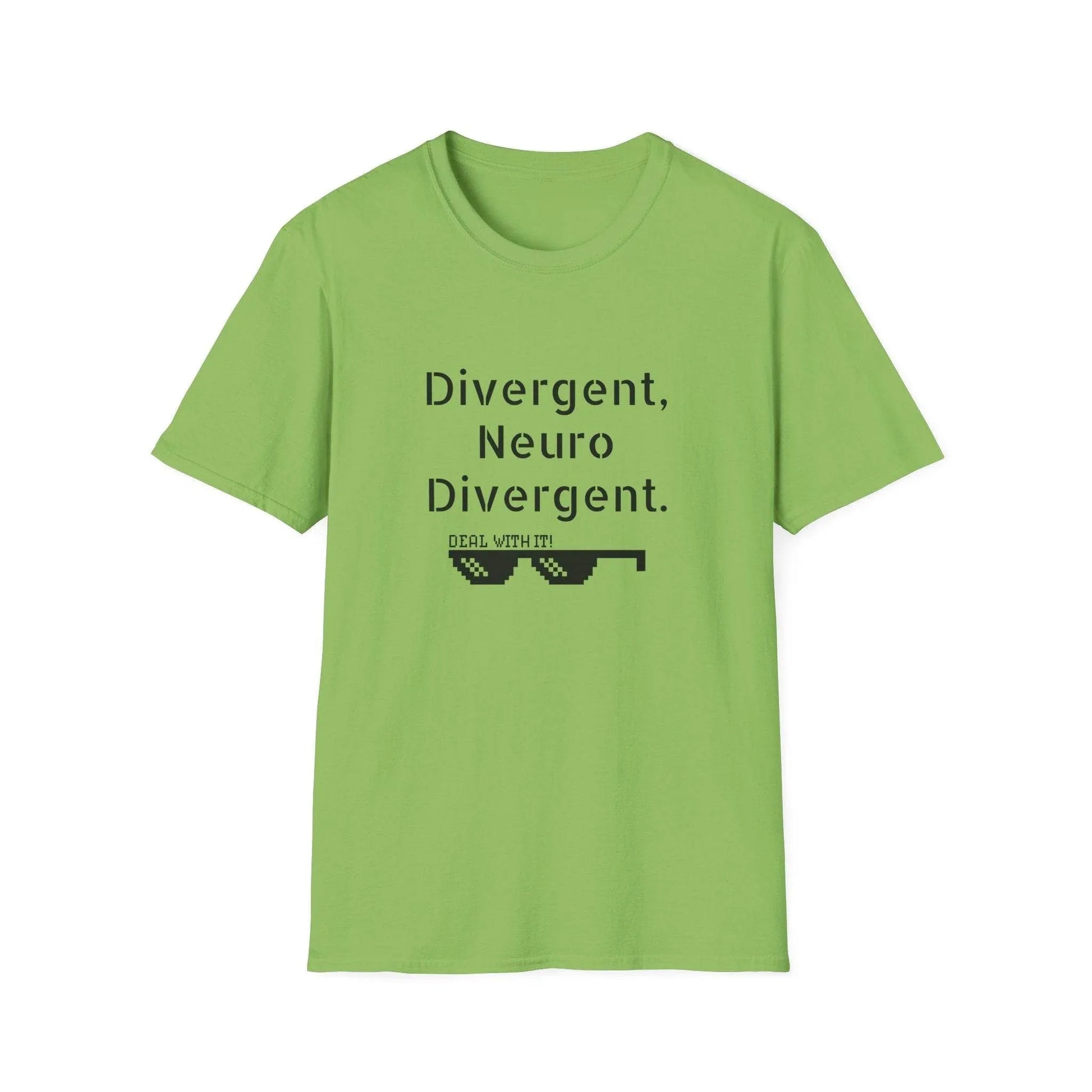 Neuro Divergent Unisex Softstyle T-Shirt – Celebrate Uniqueness! - The Dreamer's Bookshop.