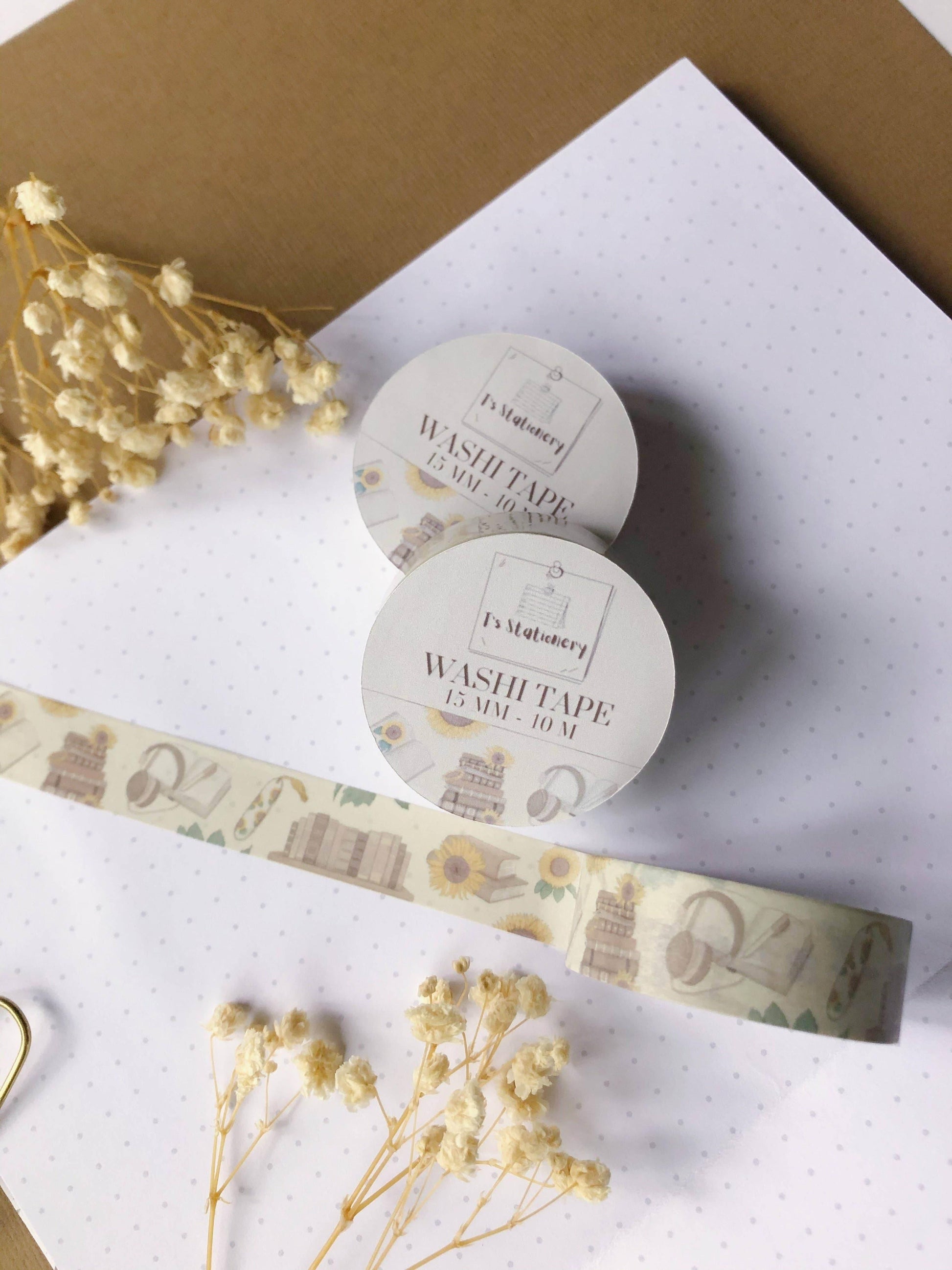 T's Stationery - „Zomerboeken” Washi tape - The Dreamer's Bookshop.