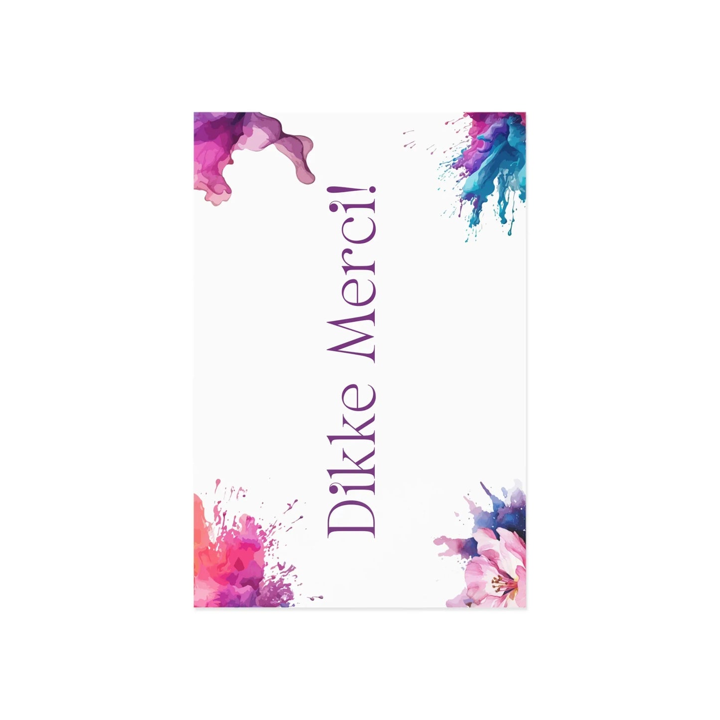 The Dreamer's Bookshop "Dikke Merci" Exclamation Card - The Dreamer's Bookshop.