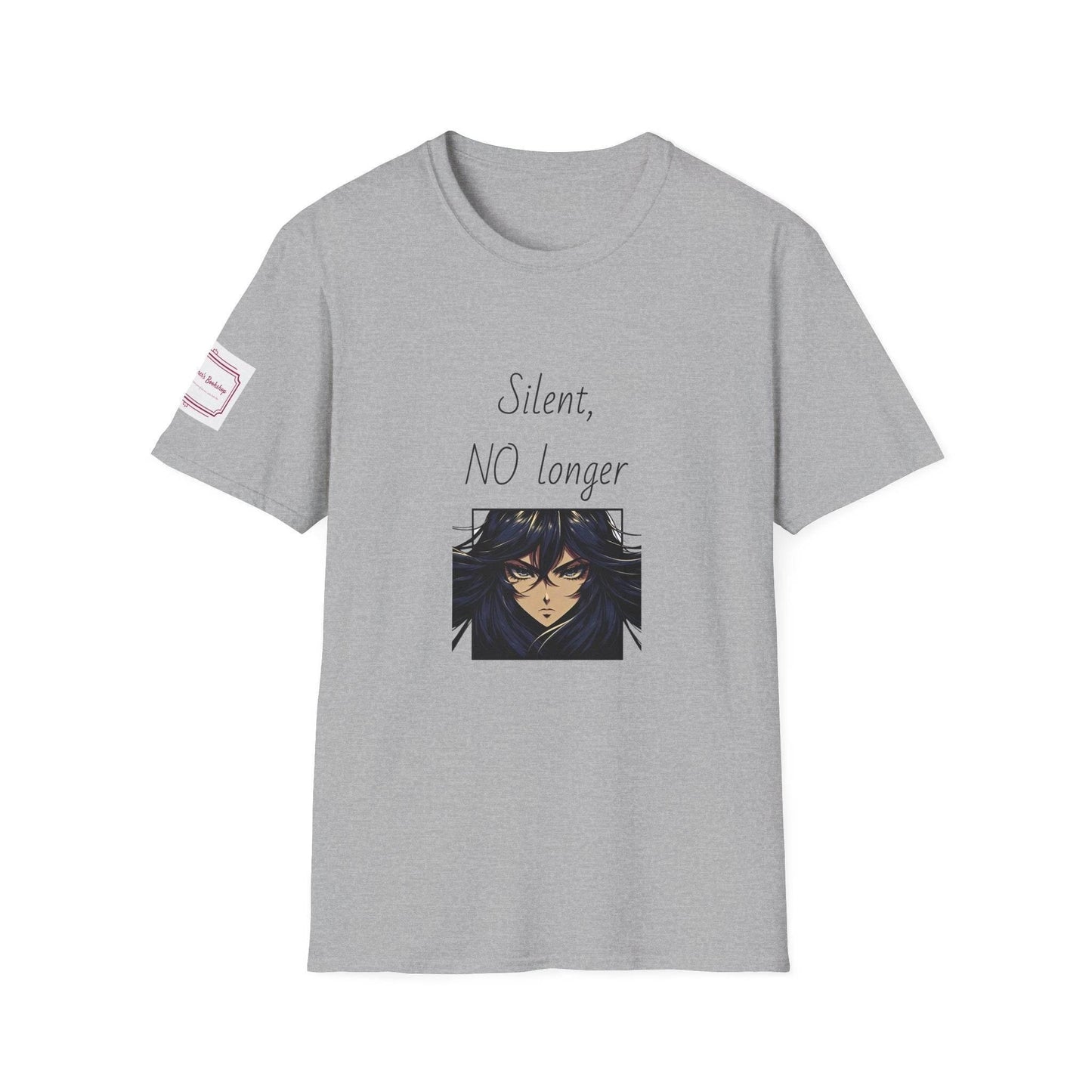 Fierce Survivor Unisex Softstyle T-Shirt - 'Silent, NO longer' - The Dreamer's Bookshop.