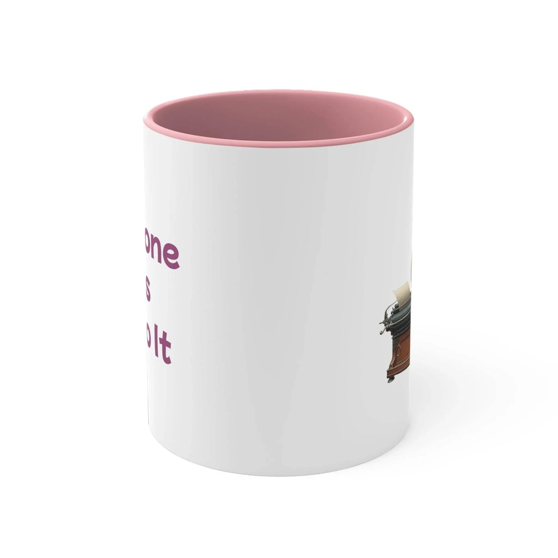 Funny Accent Mug - 11oz Grumpy Writer Cat - The Dreamer's Bookshop.