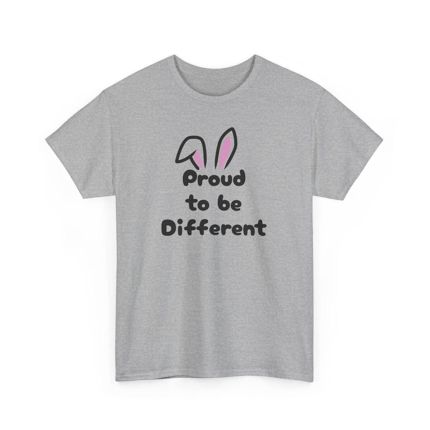 Proud to Be Different Unisex Heavy Cotton Tee - Celebrate Individuality - The Dreamer's Bookshop.