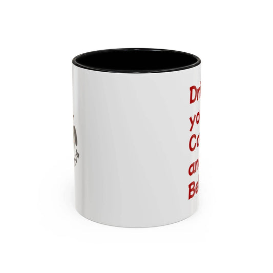 Cute Dog Pawsitive Coffee Mug - 11 & 15oz Drink and Behave - The Dreamer's Bookshop.