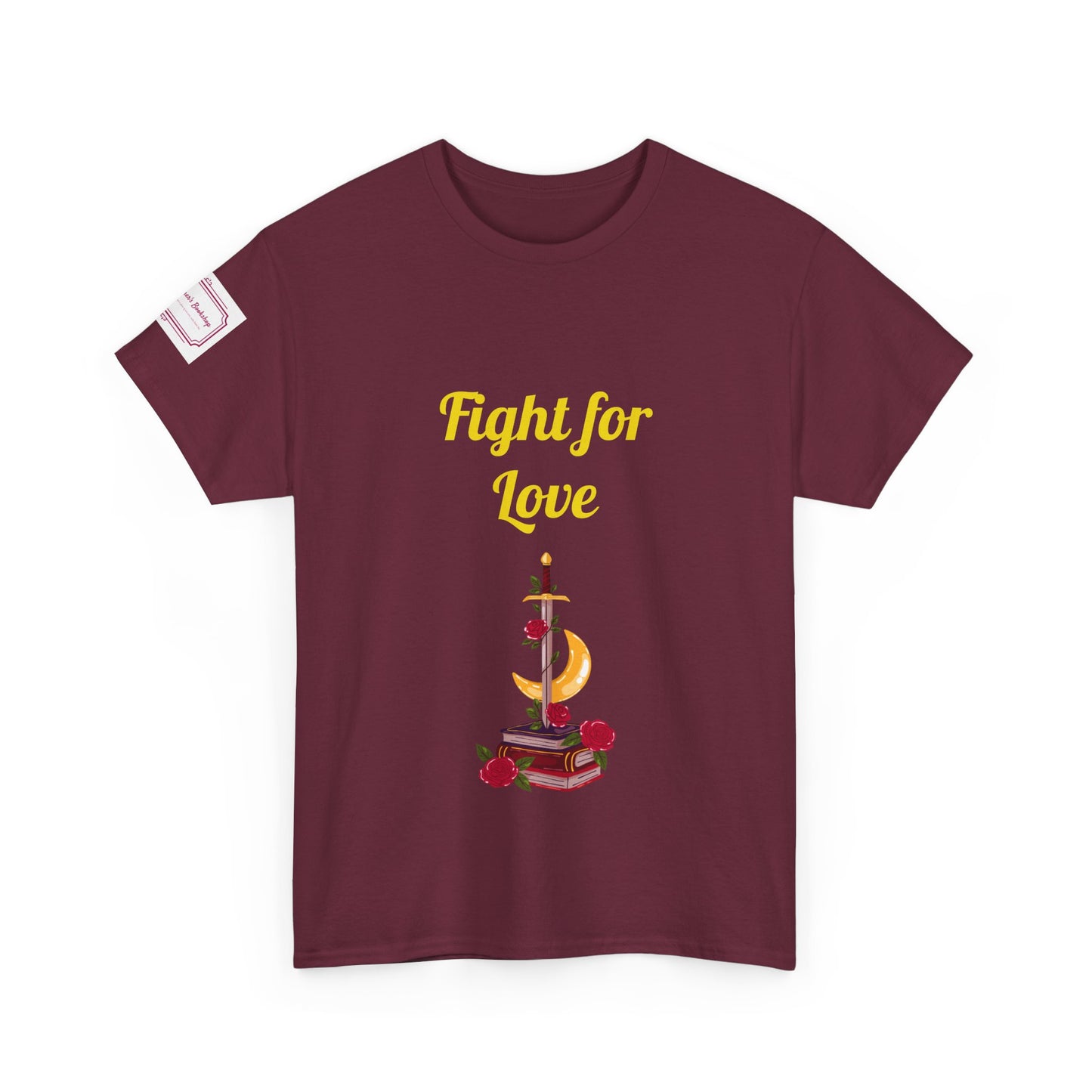 EU - Fight for Love - Unisex Heavy Cotton Tee - Romance Books