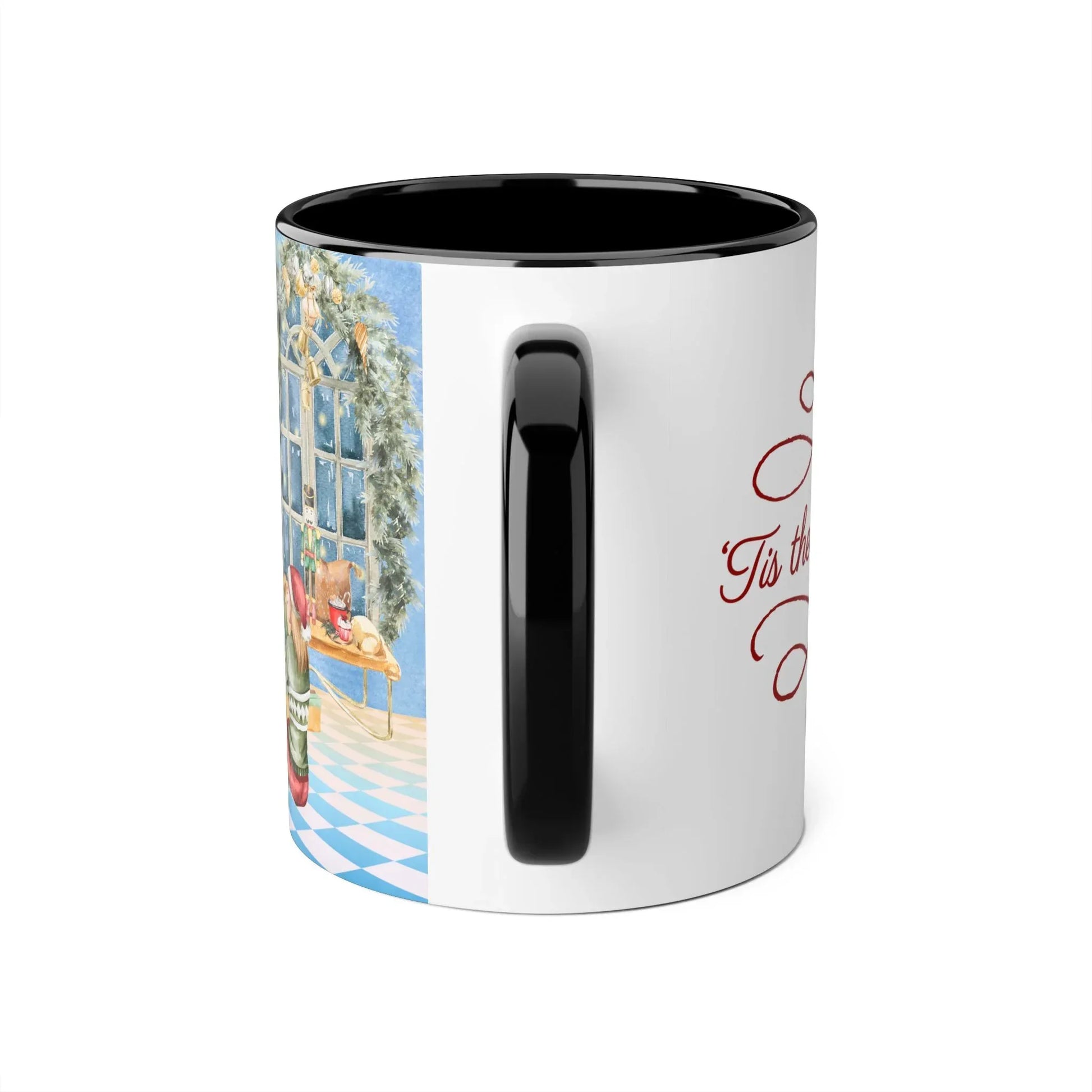Christmas Tree Decoration Coffee Mug - 11oz Cup tis the Season - The Dreamer's Bookshop.