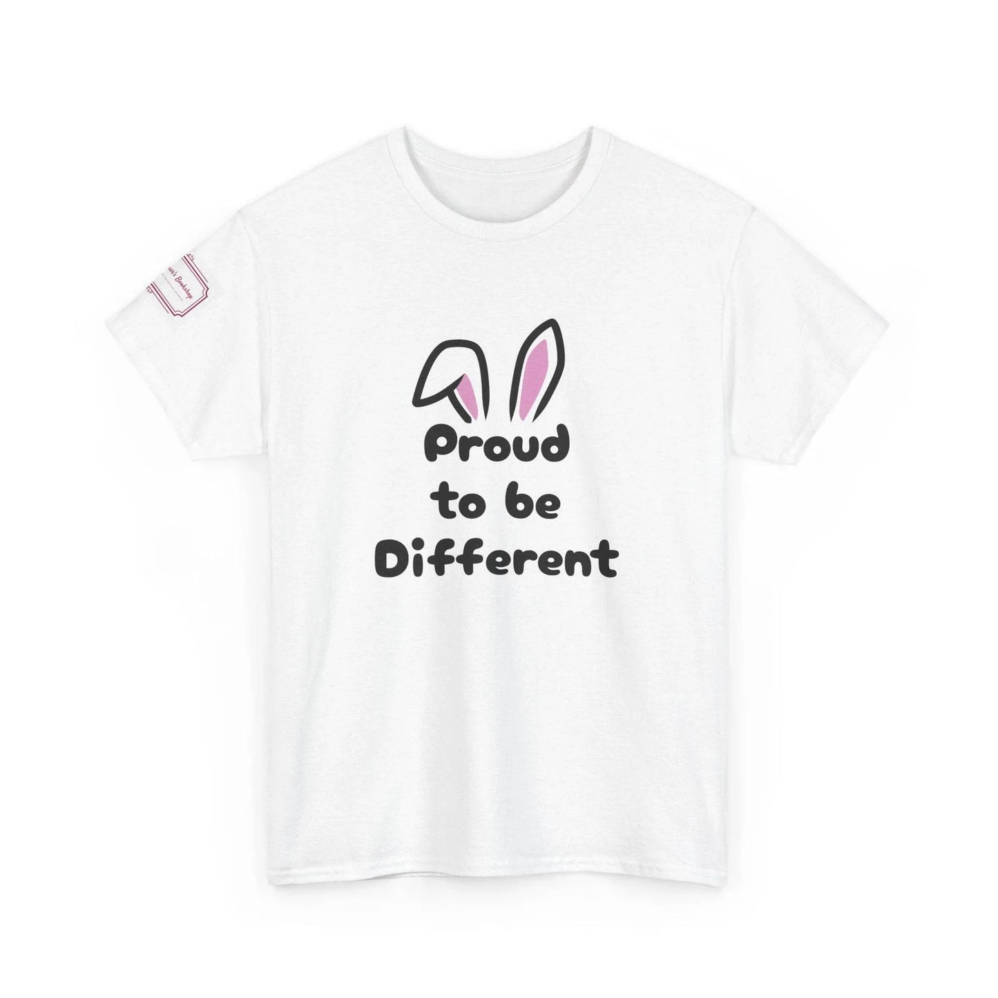 Proud to be Different Unisex Heavy Cotton Tee - Fun & Inclusive Graphic T-Shirt - The Dreamer's Bookshop.