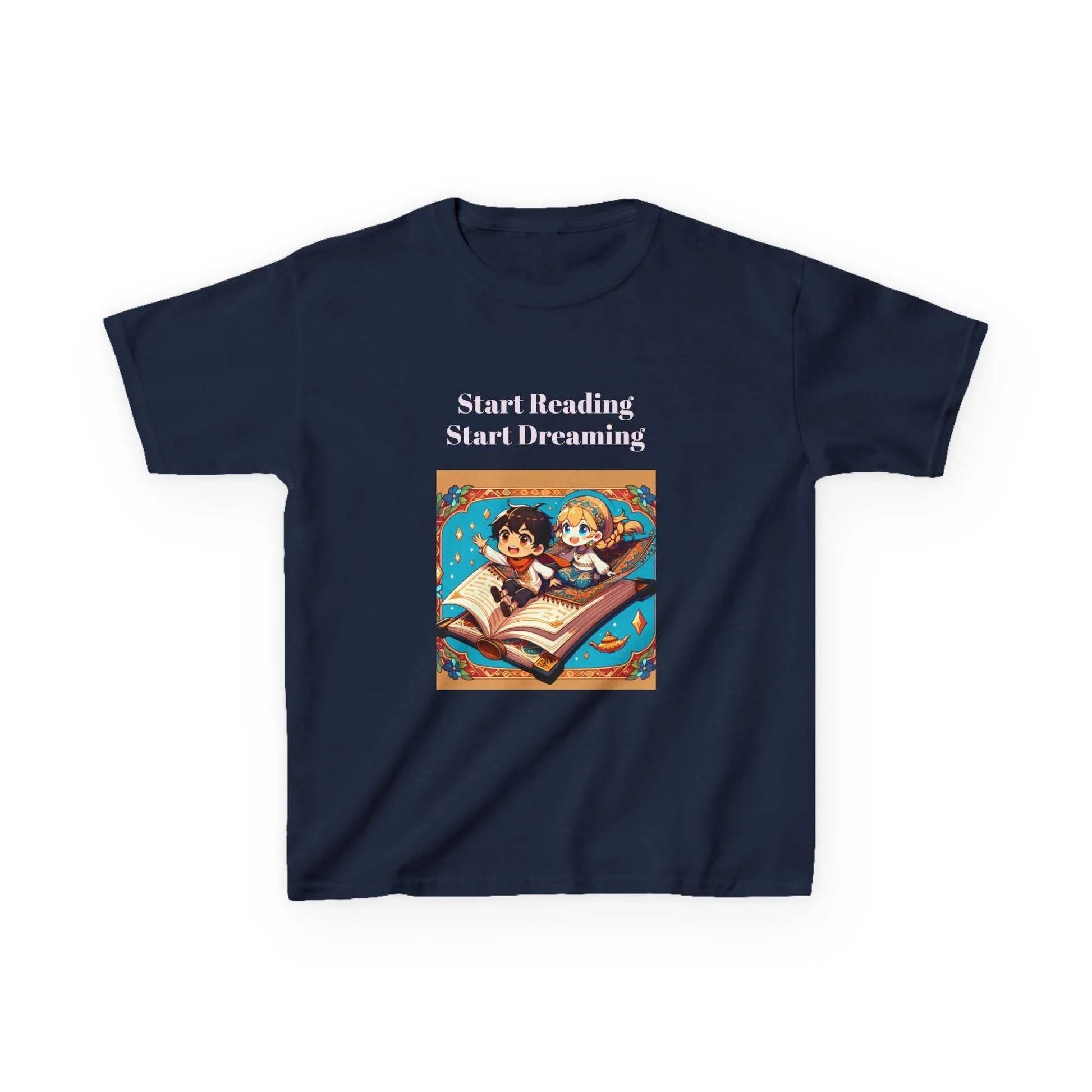 EU - Kids Start Reading Start Dreaming Tee - The Dreamer's Bookshop.