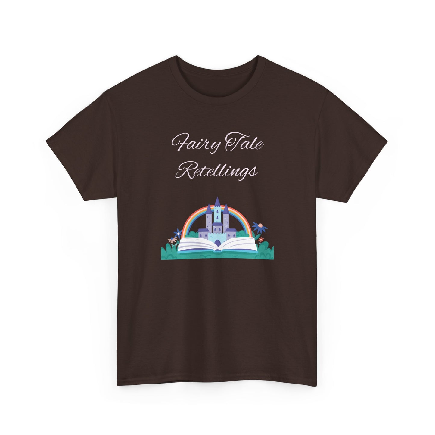 Fiction -  Graphic Tee - Unisex Heavy Cotton T-Shirt - Fairy Tale Retellings