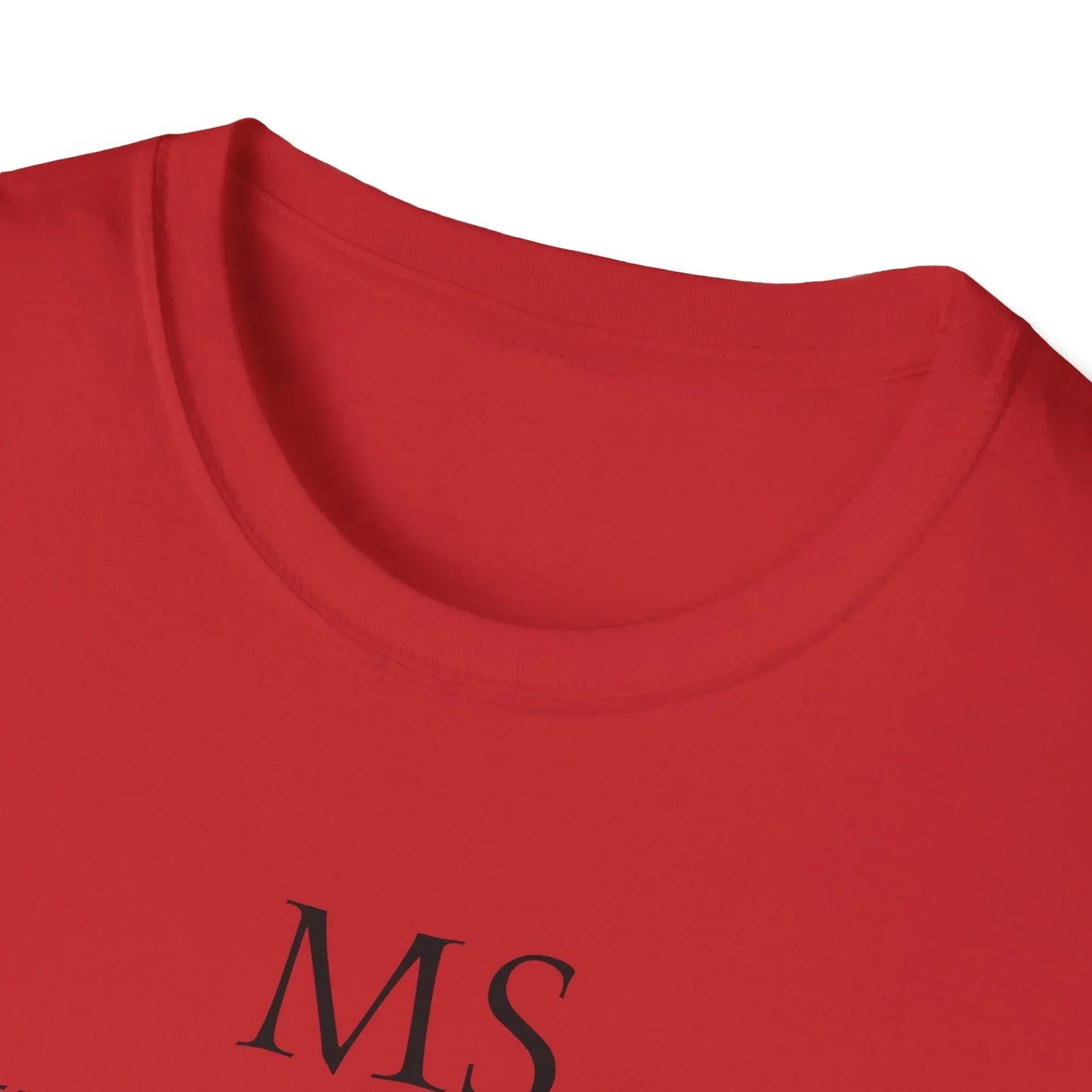 M.S. Warrior Unisex Softstyle T-Shirt - Empowering Graphic Tee for Women's Health Awareness - The Dreamer's Bookshop.