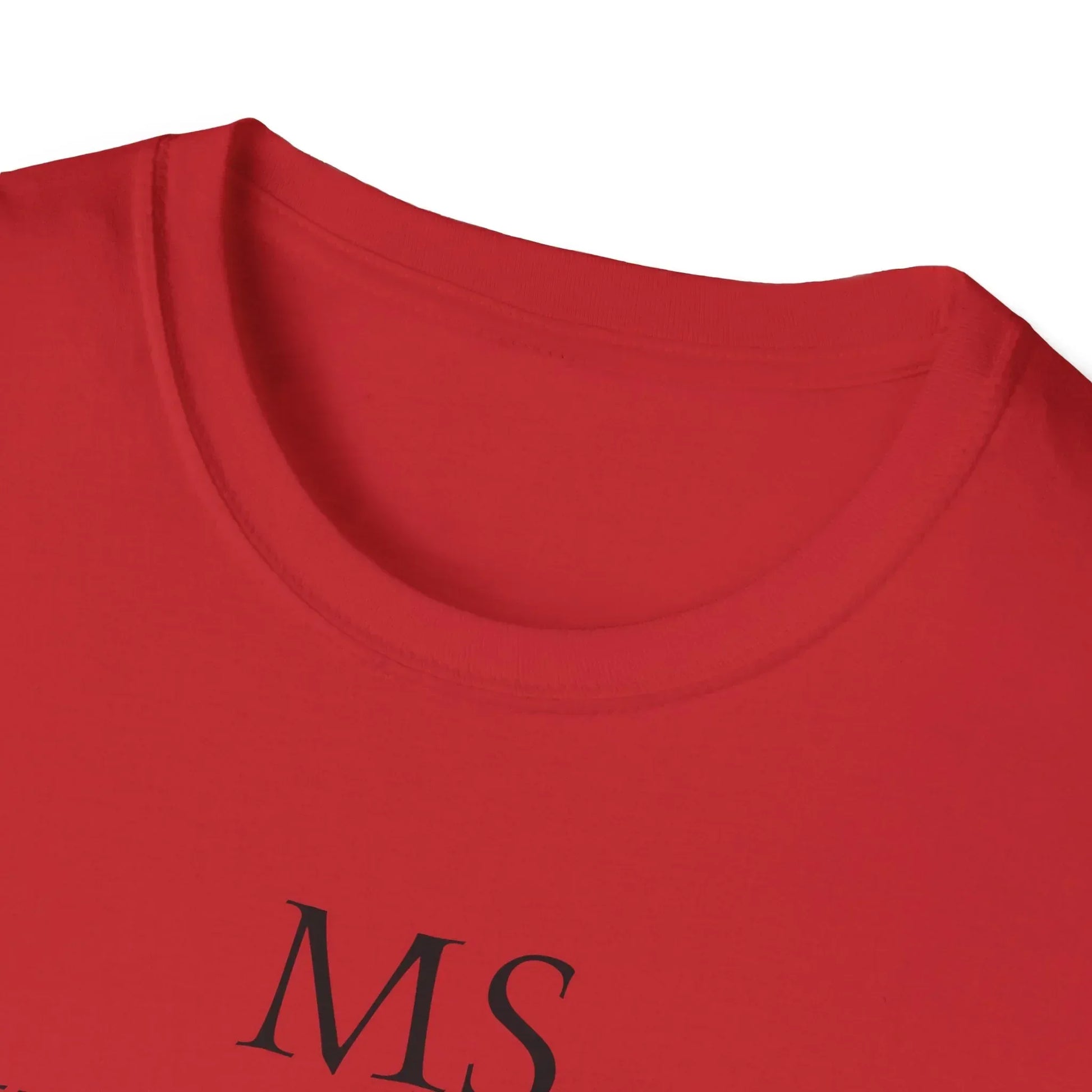 M.S. Warrior Unisex Softstyle T-Shirt - Empowering Graphic Tee for Women's Health Awareness - The Dreamer's Bookshop.
