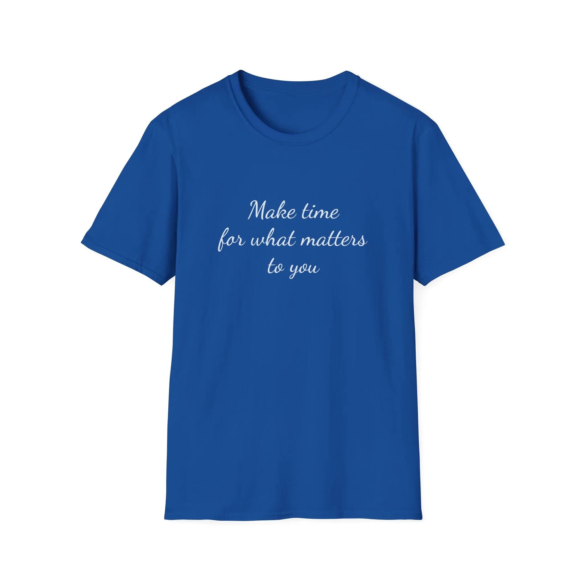 Inspirational Unisex T-Shirt - "Make Time" - The Dreamer's Bookshop.