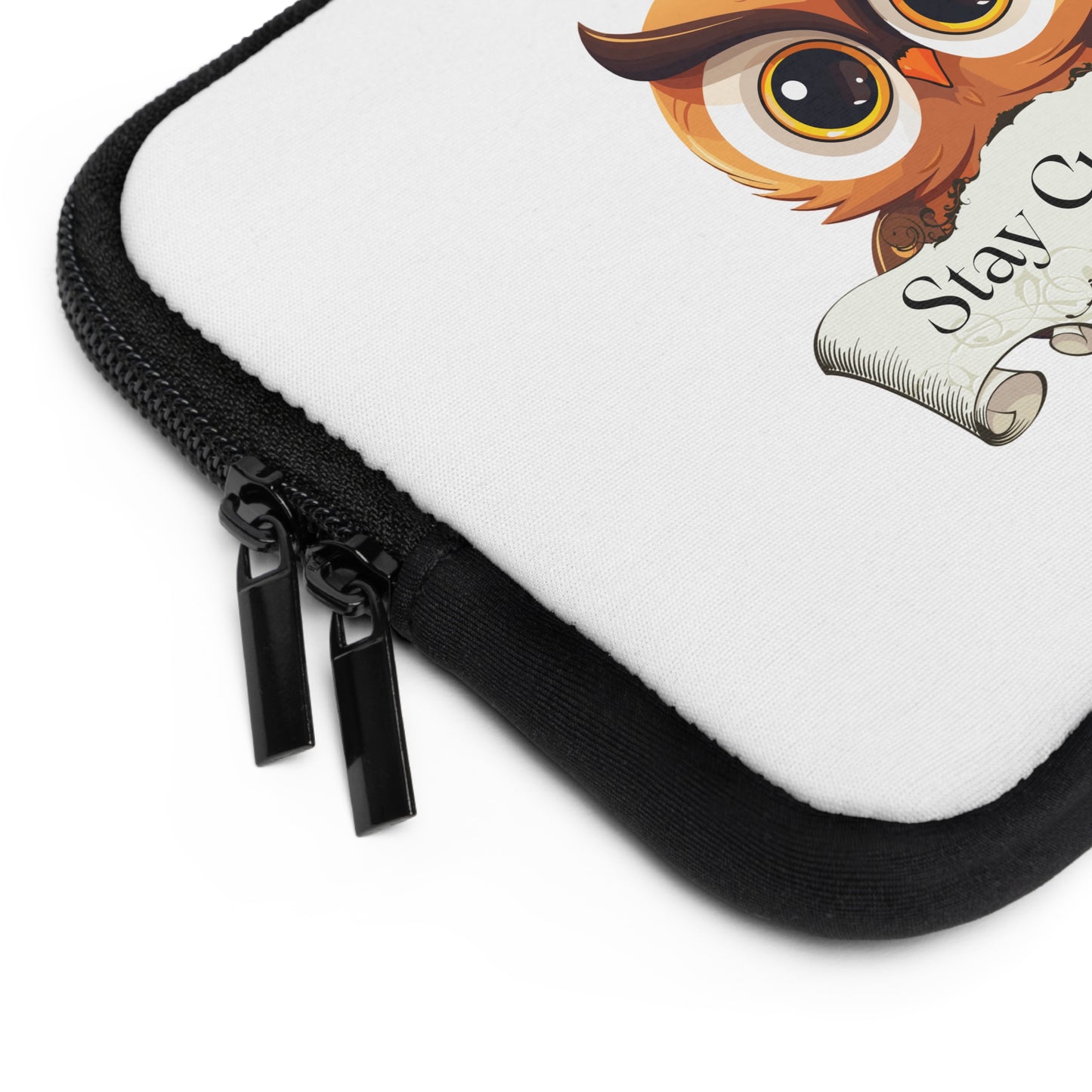 Laptop Sleeve "Stay Curious" Perfect for Book Lovers