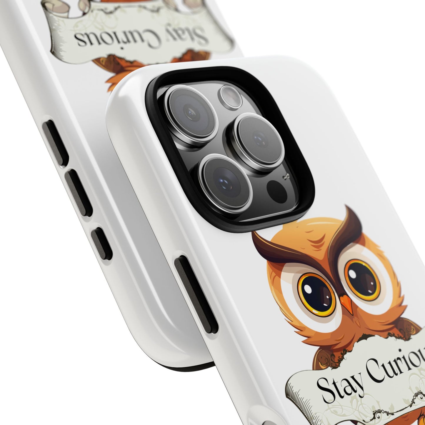 Inspired Phone Case with Stay Curious - The Dreamer's Bookshop Design