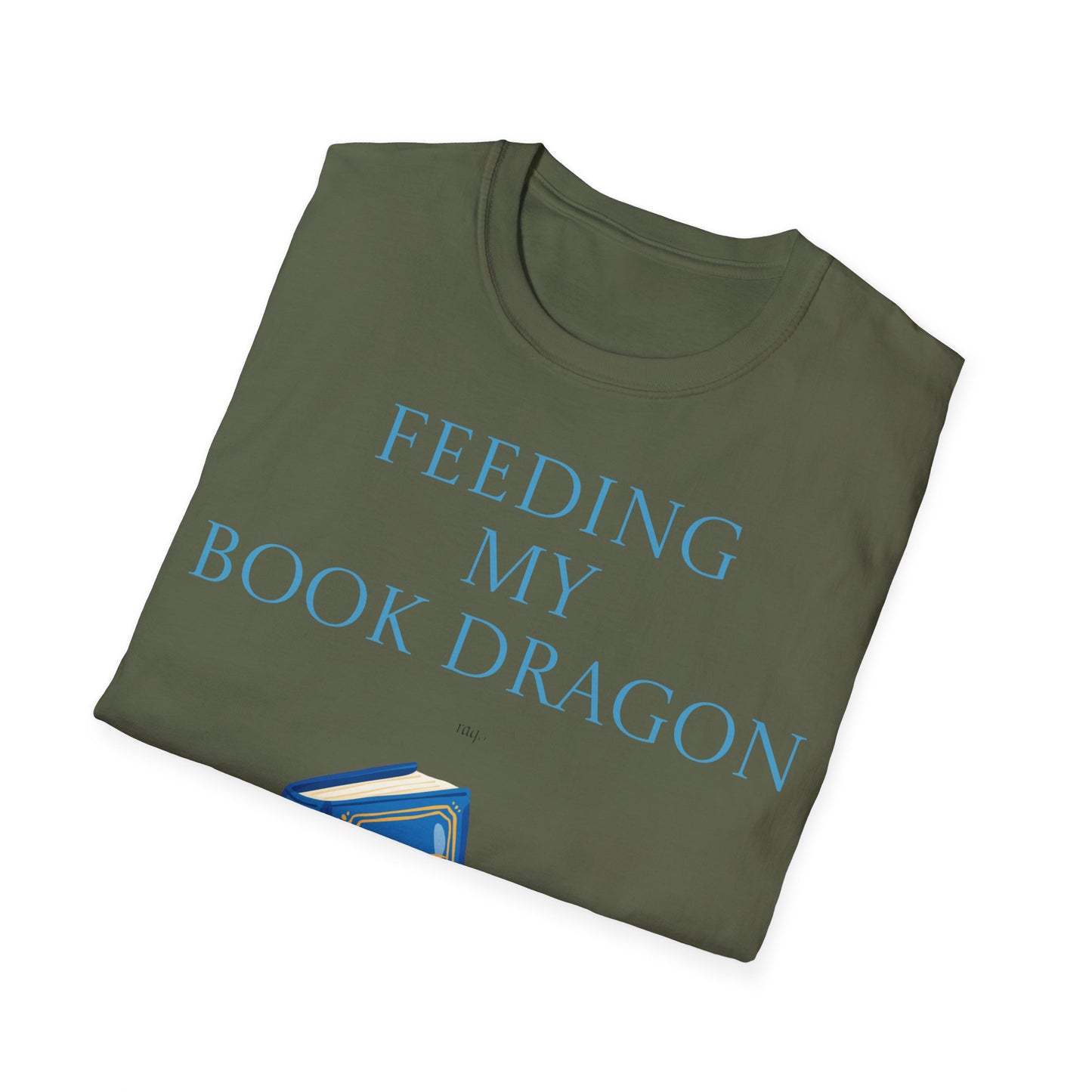 Unisex -Inspired T-Shirt - "Book Dragon" - Perfect for Book Lovers