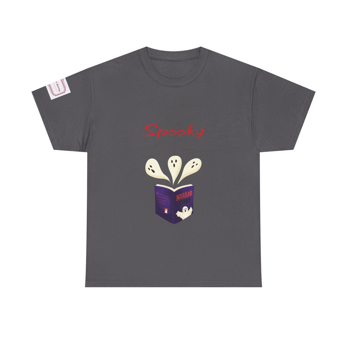 EU - Fiction - Unisex Heavy Cotton Tee - Spooky Books