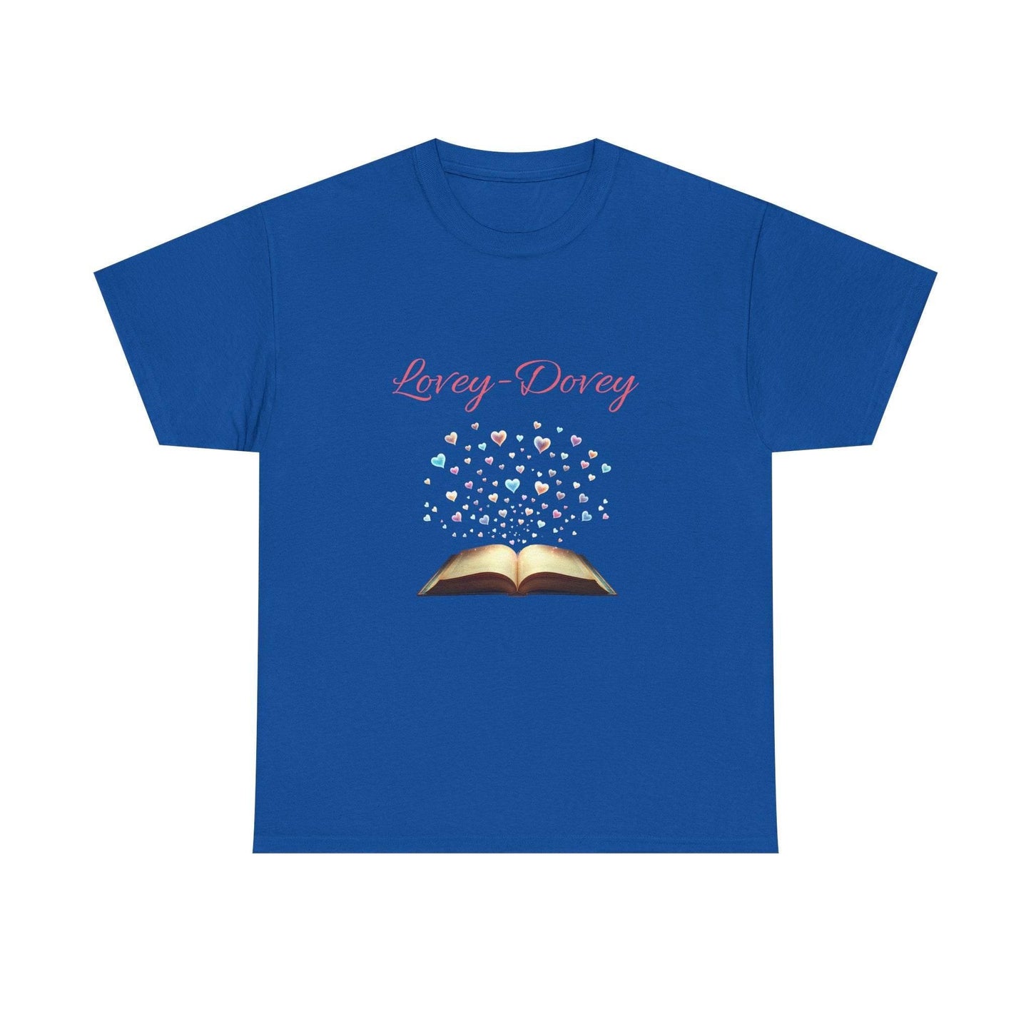 Lovey-Dovey - Graphic Tee - Unisex Heavy Cotton T-Shirt for Book Lovers - The Dreamer's Bookshop.