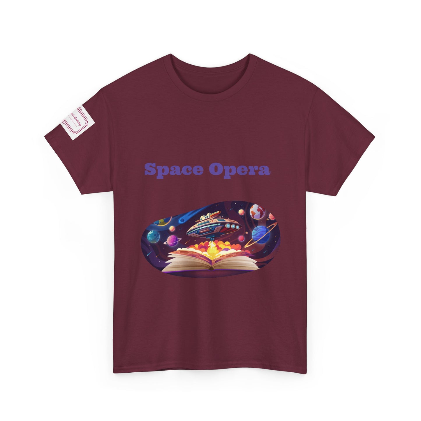 Space Opera - Unisex Heavy Cotton Tee - Sci-Fi Books