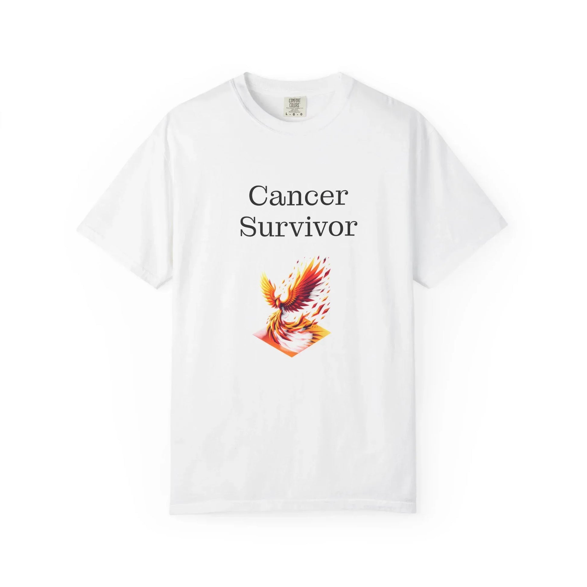 Cancer Survivor Unisex Garment-Dyed T-shirt - Inspirational Motivational Tee - The Dreamer's Bookshop.
