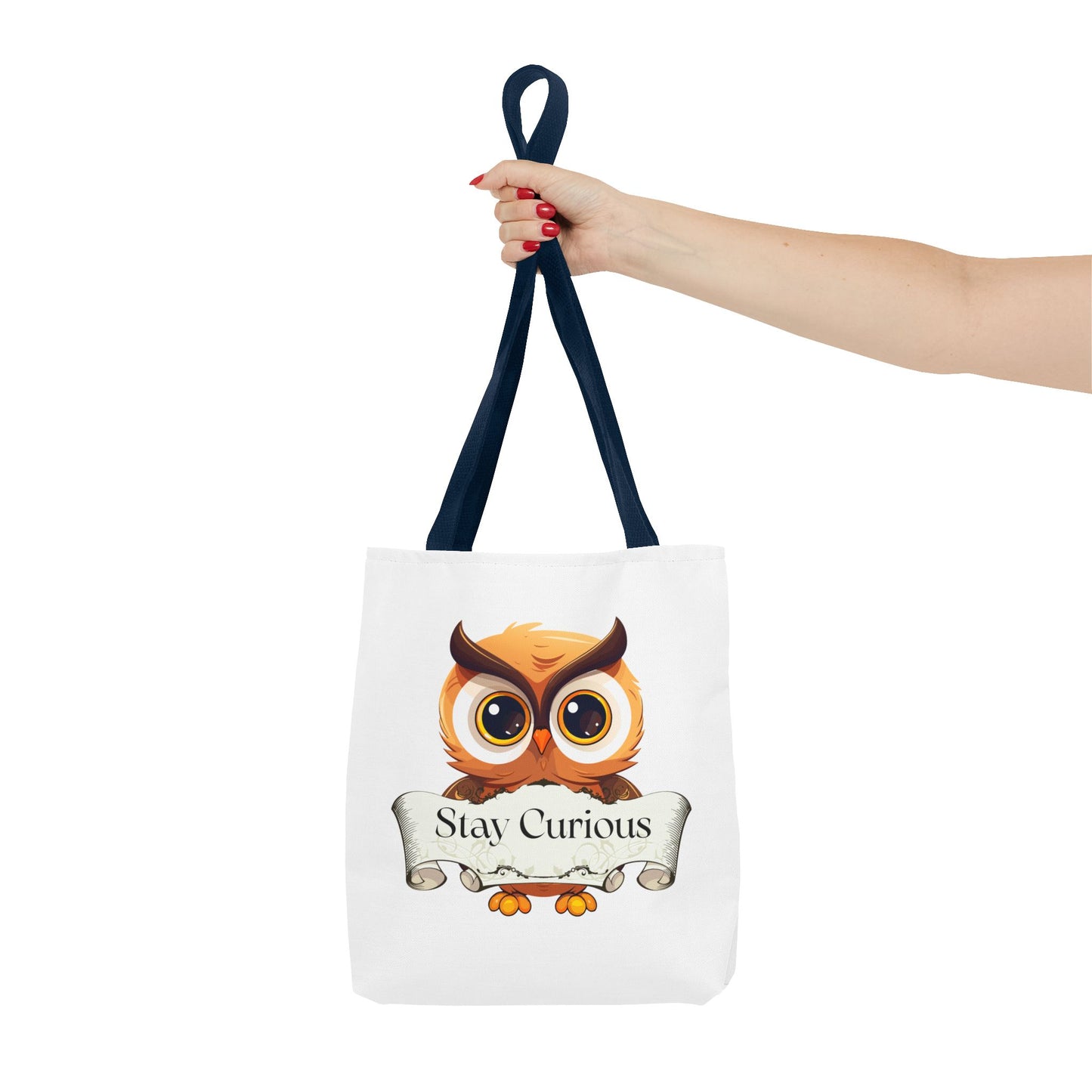 Literary Tote Bag - Stay Curous - The Dreamer's Bookshop Designs