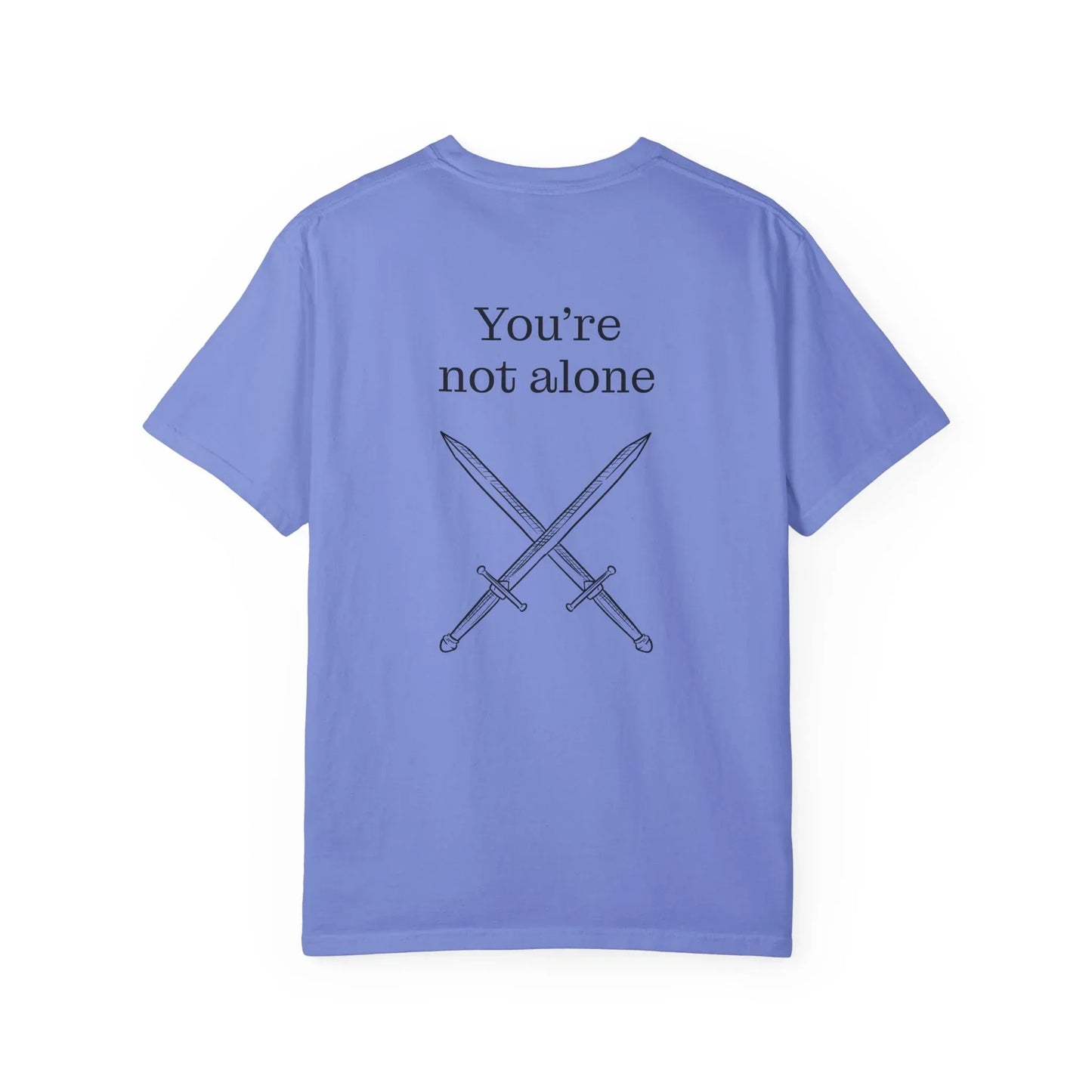Trauma Survivor Unisex Garment-Dyed T-shirt - Inspirational Motivational Tee - The Dreamer's Bookshop.
