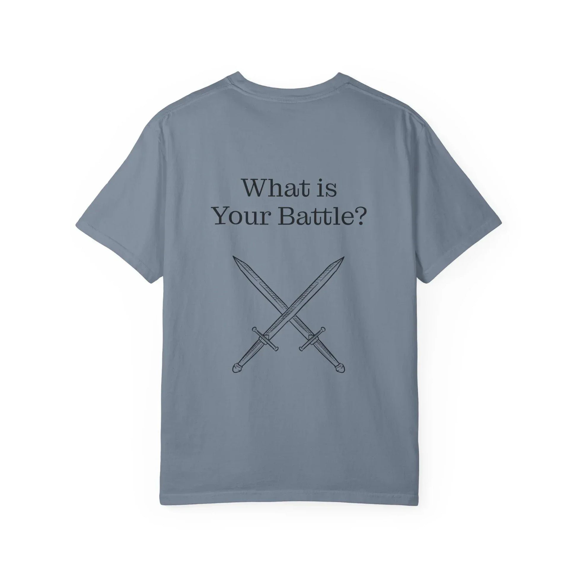 Chronic Pain Warrior Unisex Garment-Dyed T-Shirt - Empowering Supportive Apparel - The Dreamer's Bookshop.