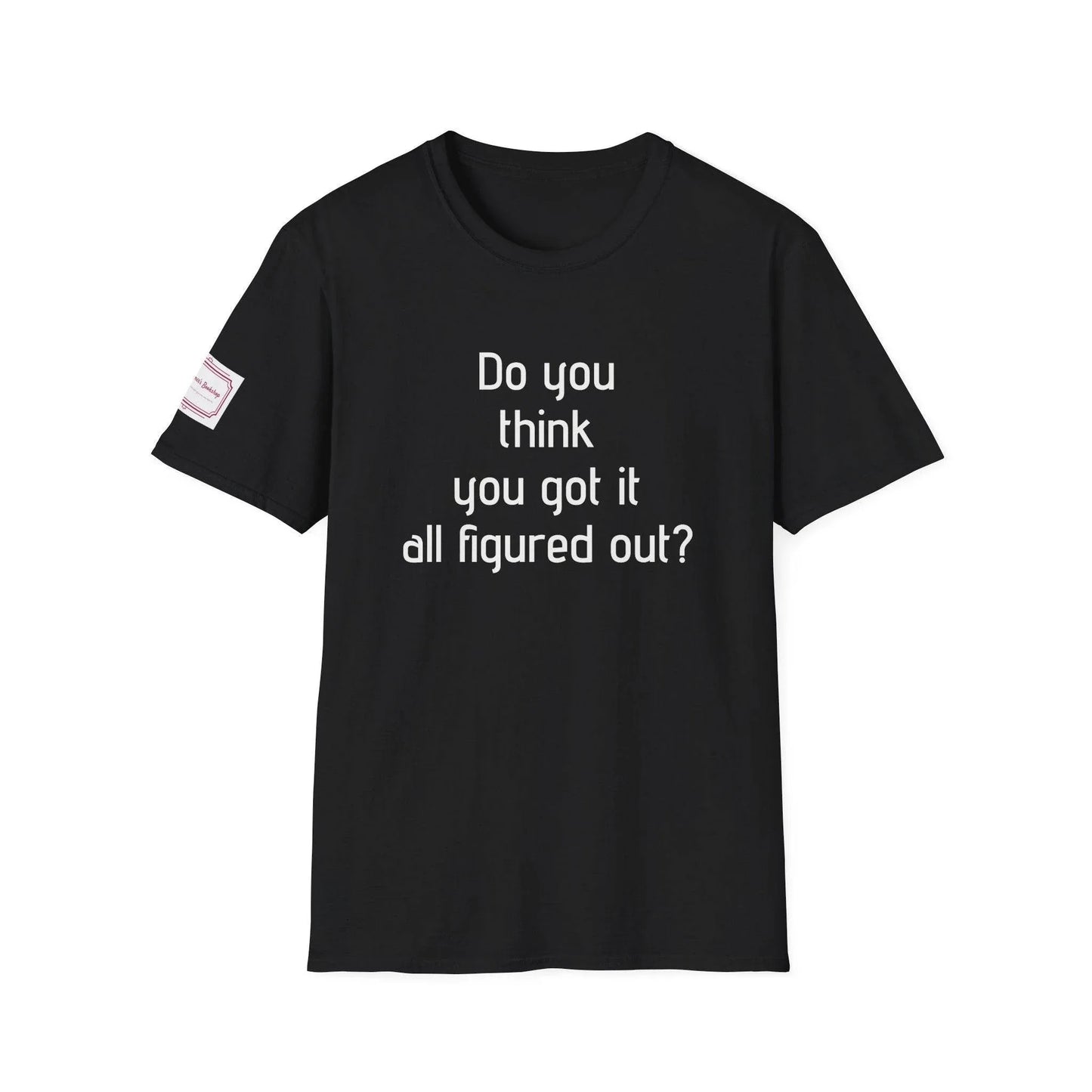 Inspirational Unisex Softstyle T-Shirt - 'Think Again' Motivational Design - The Dreamer's Bookshop.