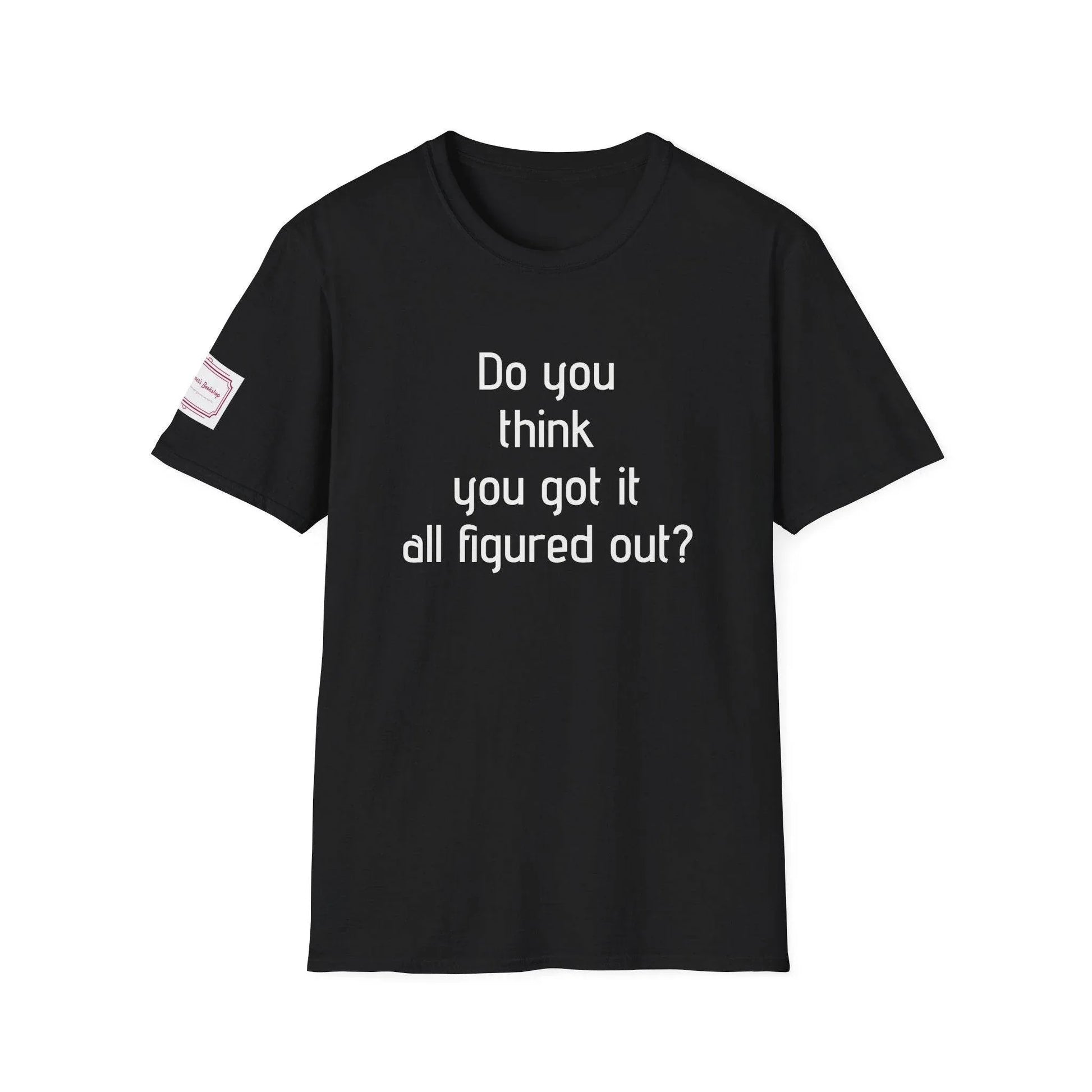 Inspirational Unisex Softstyle T-Shirt - 'Think Again' Motivational Design - The Dreamer's Bookshop.