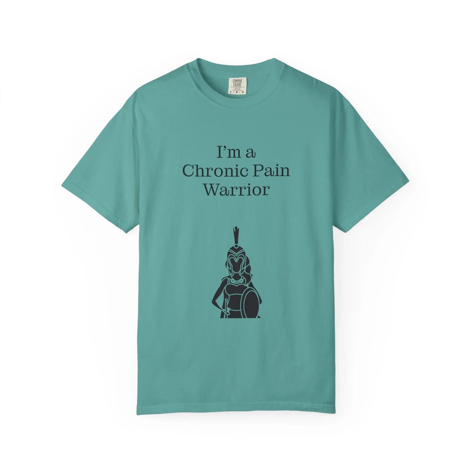 Chronic Pain Warrior Unisex Garment-Dyed T-Shirt - Empowering Supportive Apparel - The Dreamer's Bookshop.