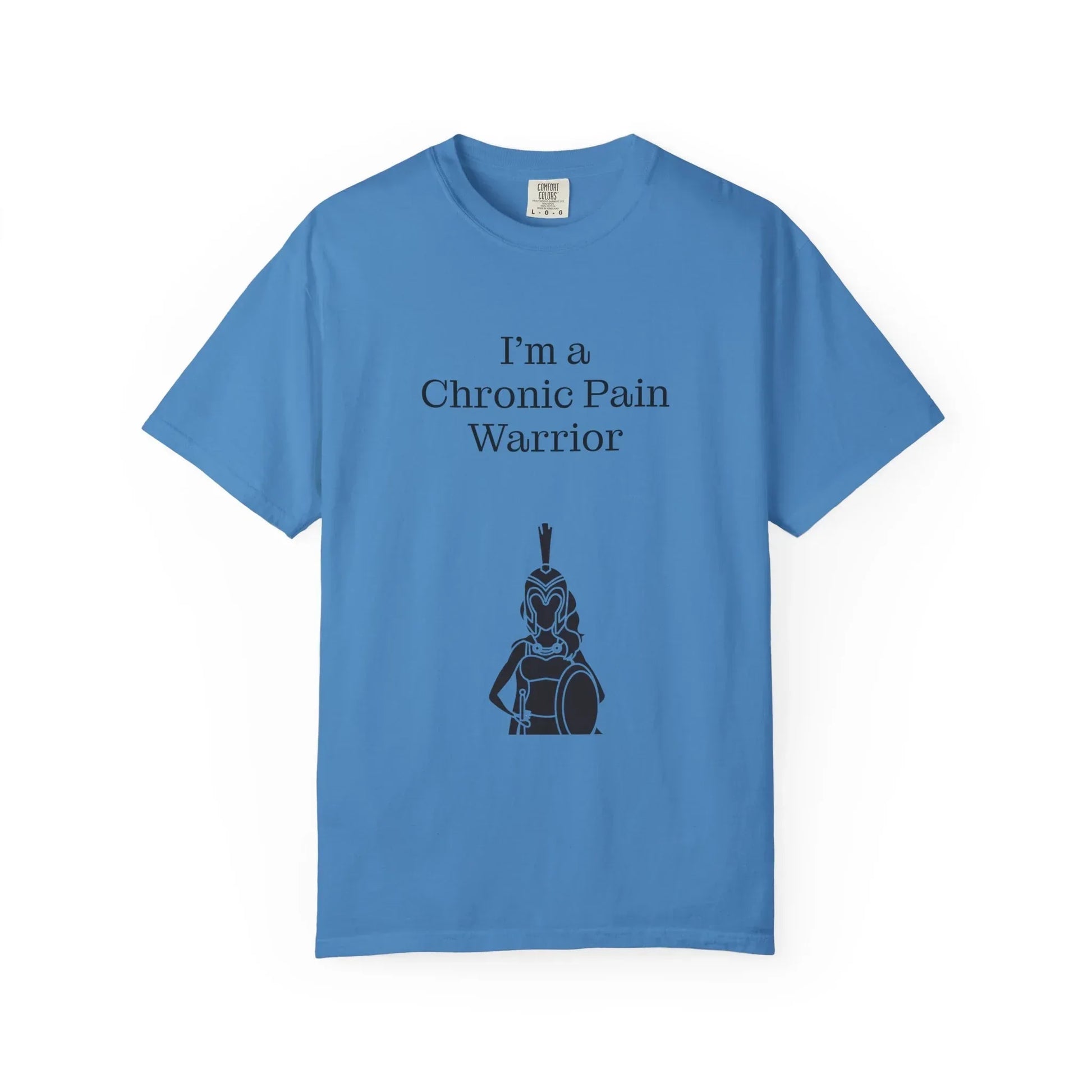 Chronic Pain Warrior Unisex Garment-Dyed T-Shirt - Empowering Supportive Apparel - The Dreamer's Bookshop.