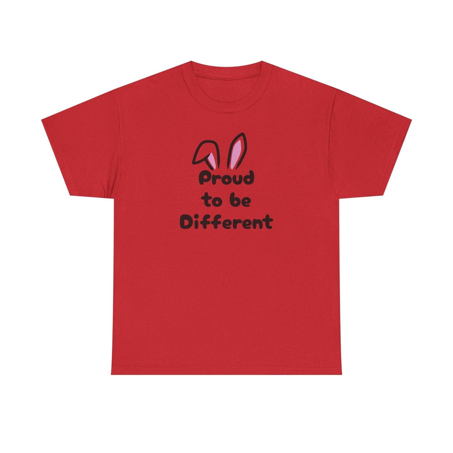 Proud to Be Different Unisex Heavy Cotton Tee - Celebrate Individuality - The Dreamer's Bookshop.