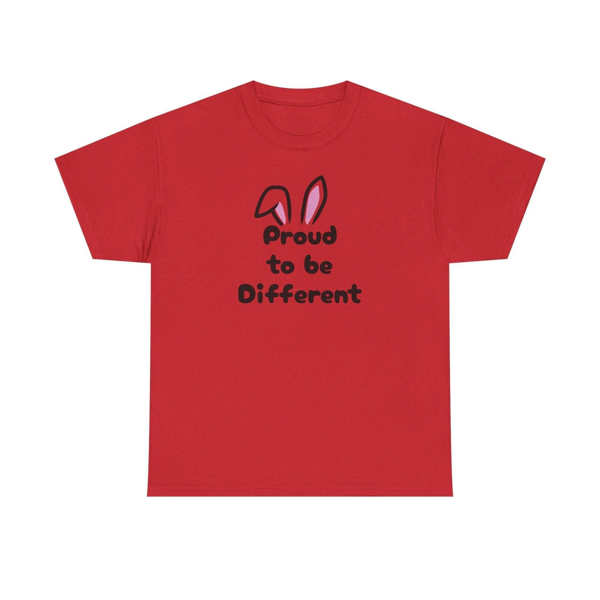 Proud to Be Different Unisex Heavy Cotton Tee - Celebrate Individuality - The Dreamer's Bookshop.