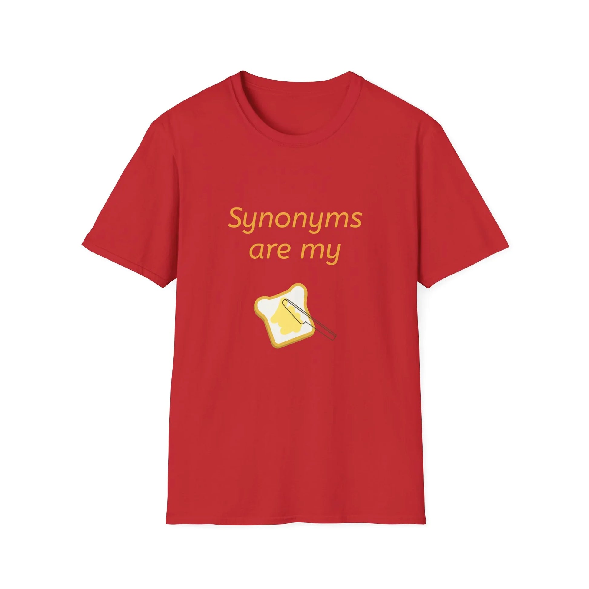 Funny "Synonyms Are My Jam" T-Shirt for Word Lovers - The Dreamer's Bookshop.