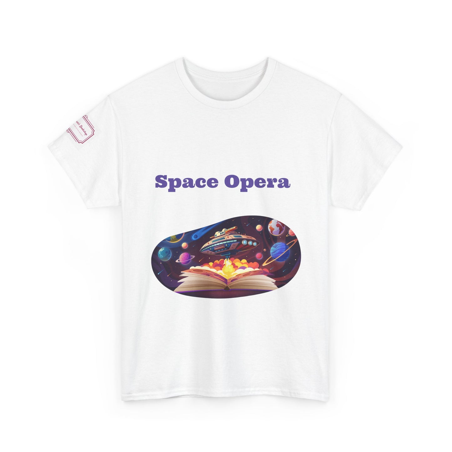 Space Opera - Unisex Heavy Cotton Tee - Sci-Fi Books
