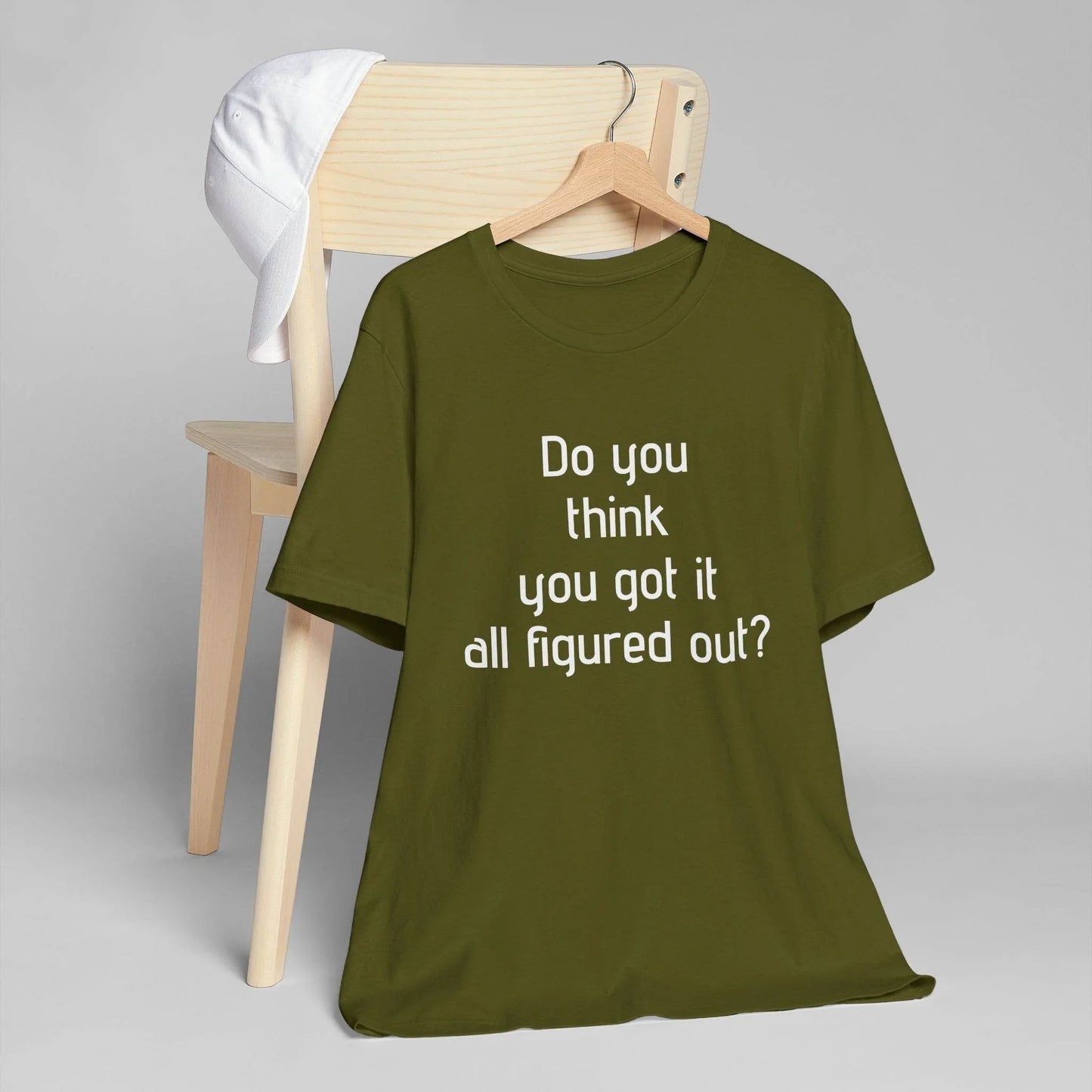 Inspirational Unisex Jersey T-Shirt - Think Again Vibe - The Dreamer's Bookshop.