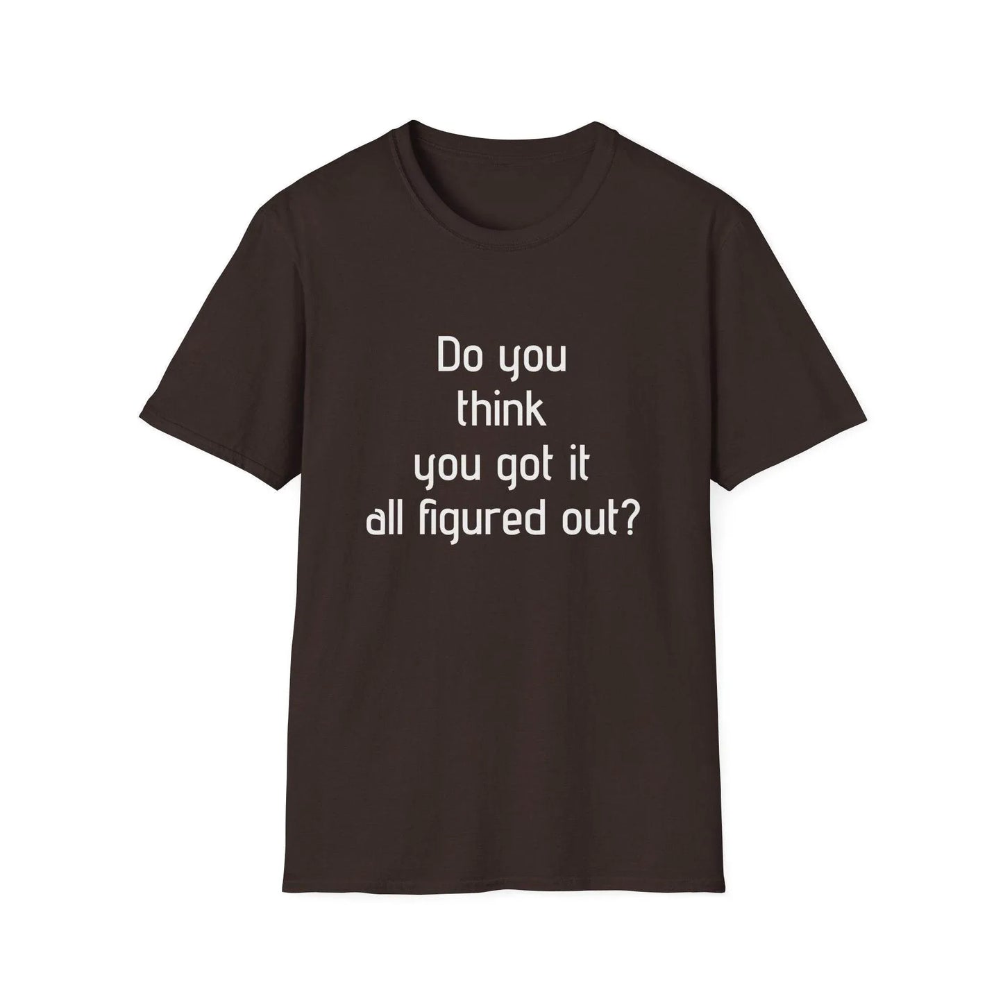 Unisex Softstyle T-Shirt - 'Think Again' - The Dreamer's Bookshop.