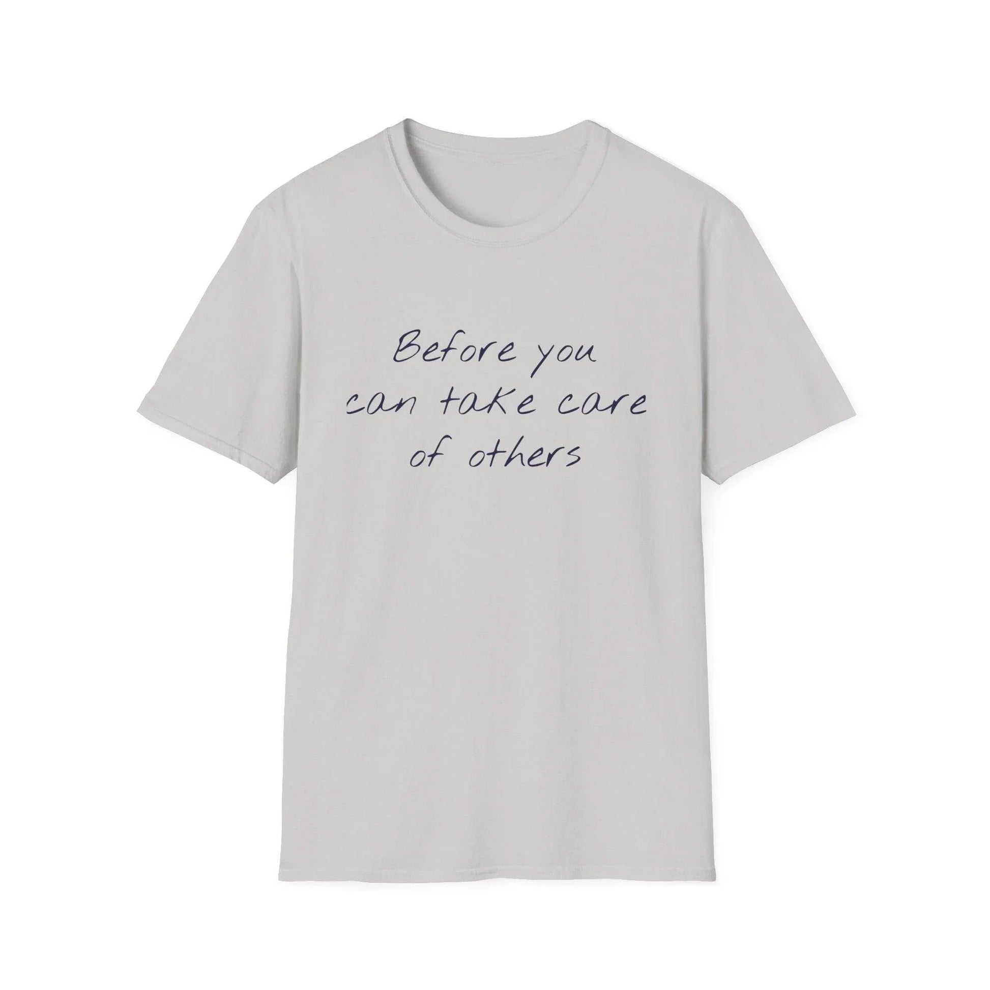 Unisex Softstyle T-Shirt - 'Take Care' Inspirational - The Dreamer's Bookshop.
