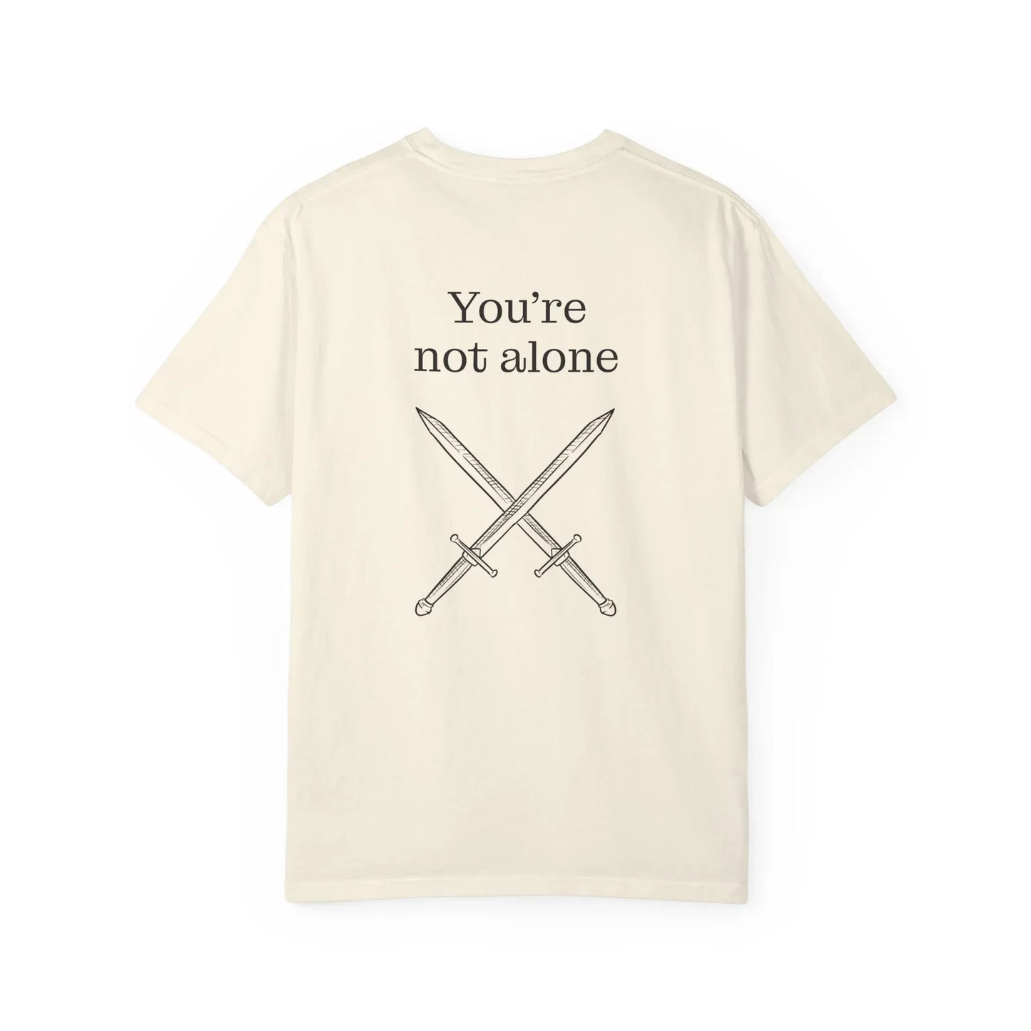 Cancer Survivor Unisex Garment-Dyed T-shirt - Inspirational Motivational Tee - The Dreamer's Bookshop.